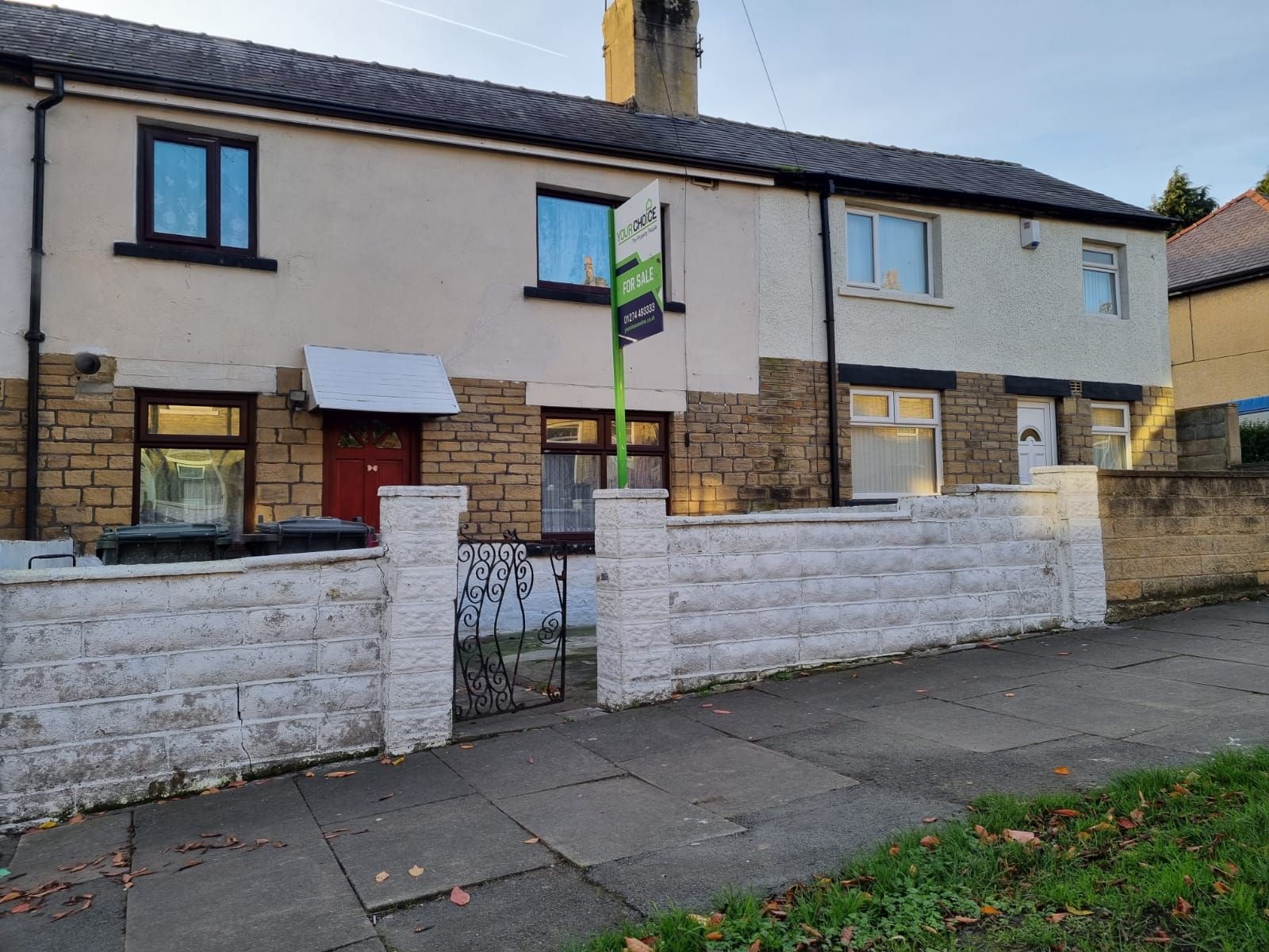 2 bedroom mid terraced house SSTC in Bradford - Front.