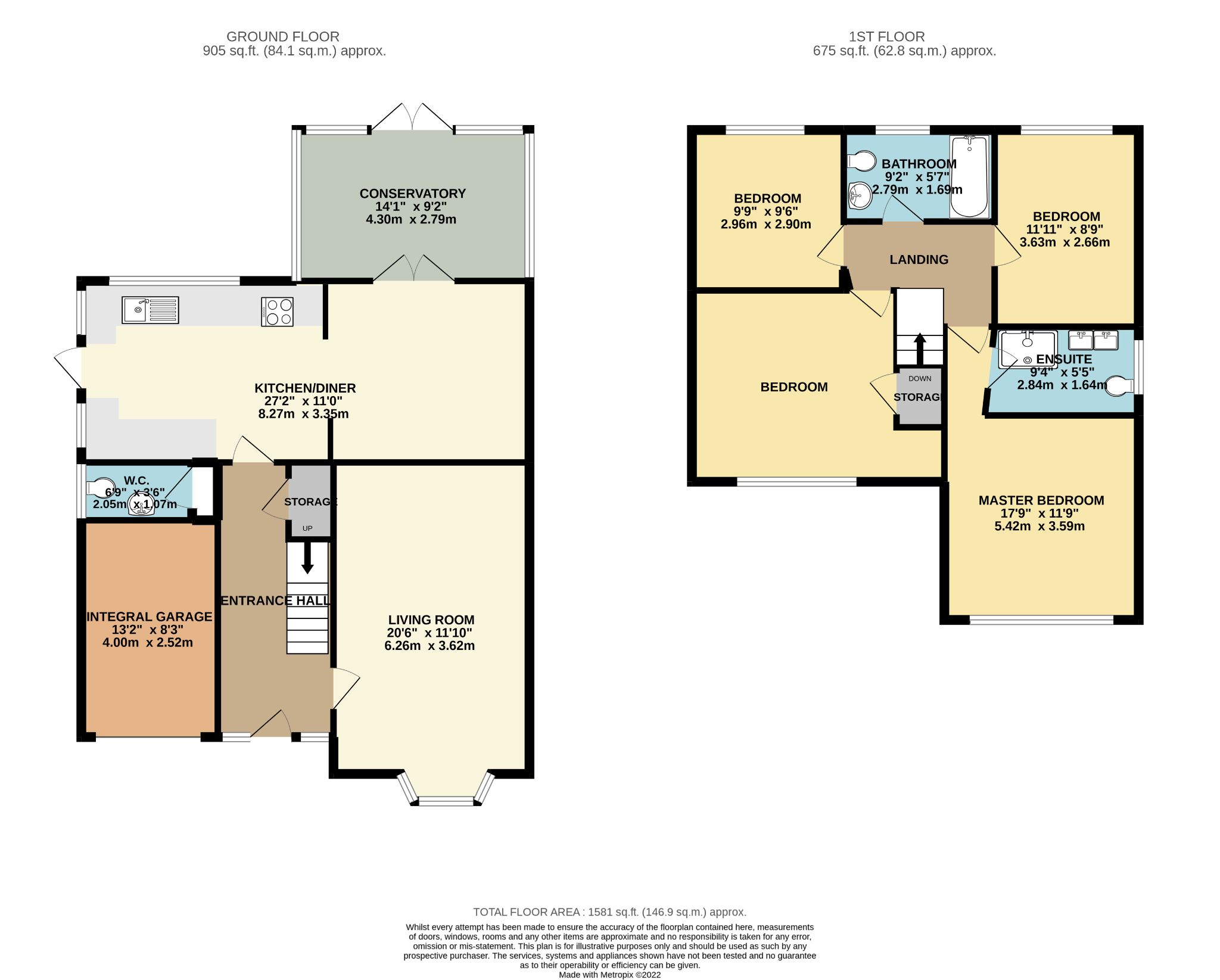 4 bedroom detached house For Sale in Bradford - FLOORPLAN.