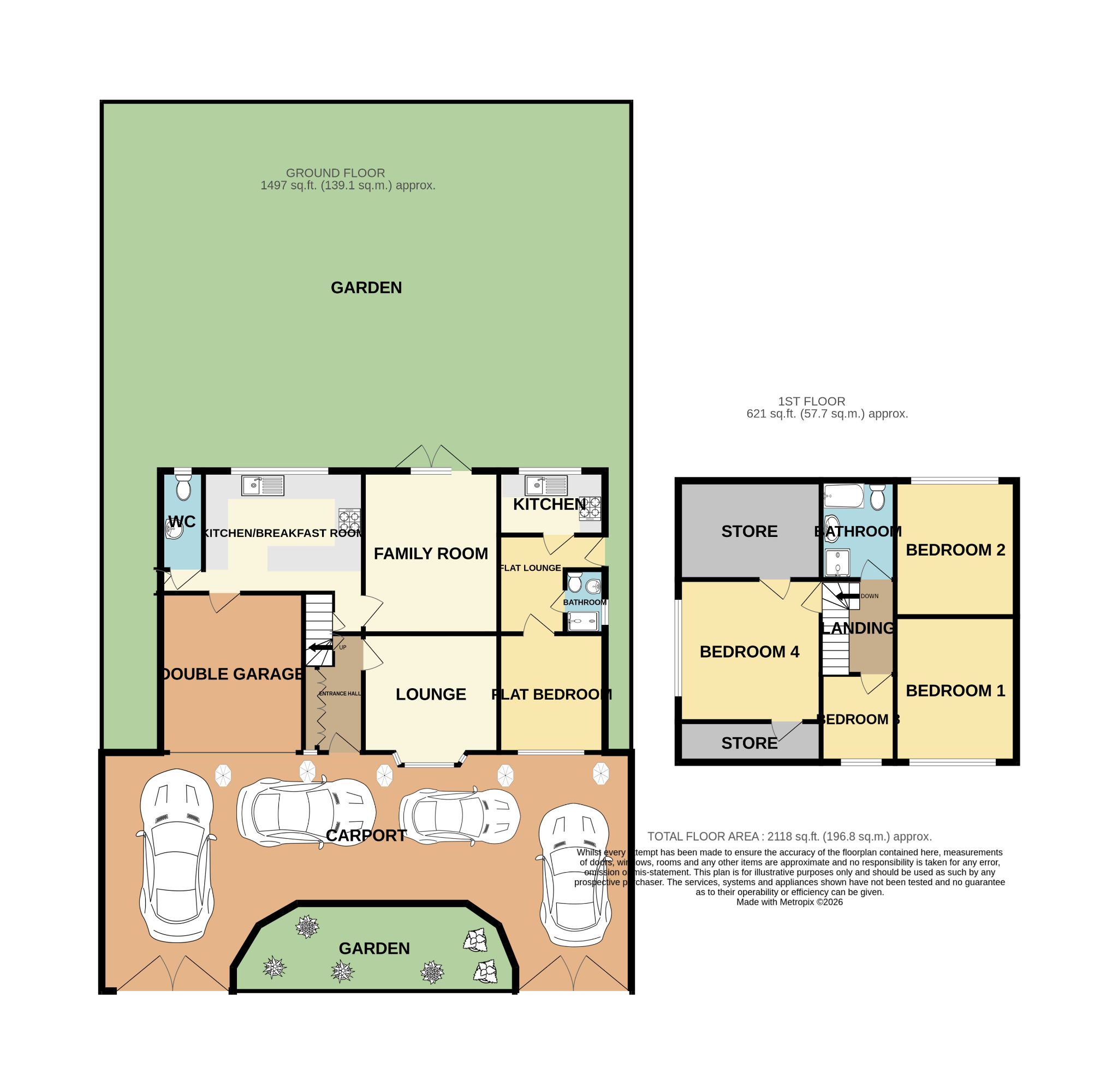 5 bedroom detached house For Sale in Bradford - Floorplan 1.