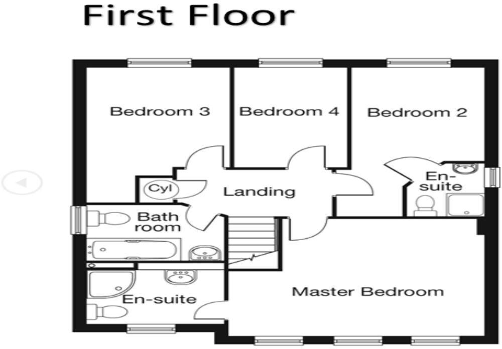 4 bedroom detached house For Sale in Bradford - Floorplan 1.