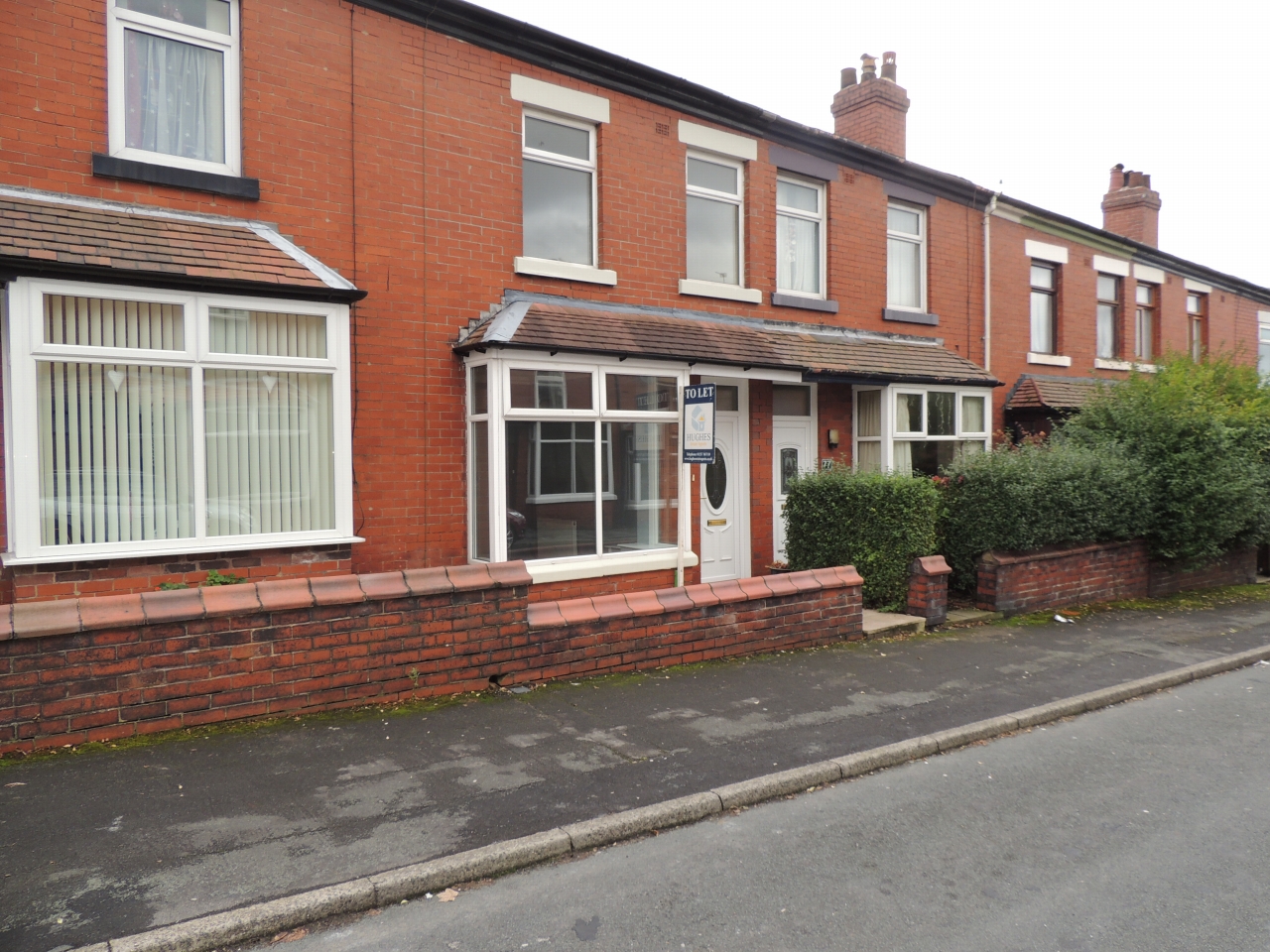 3 bedroom mid terraced house To Let in Chorley - Front