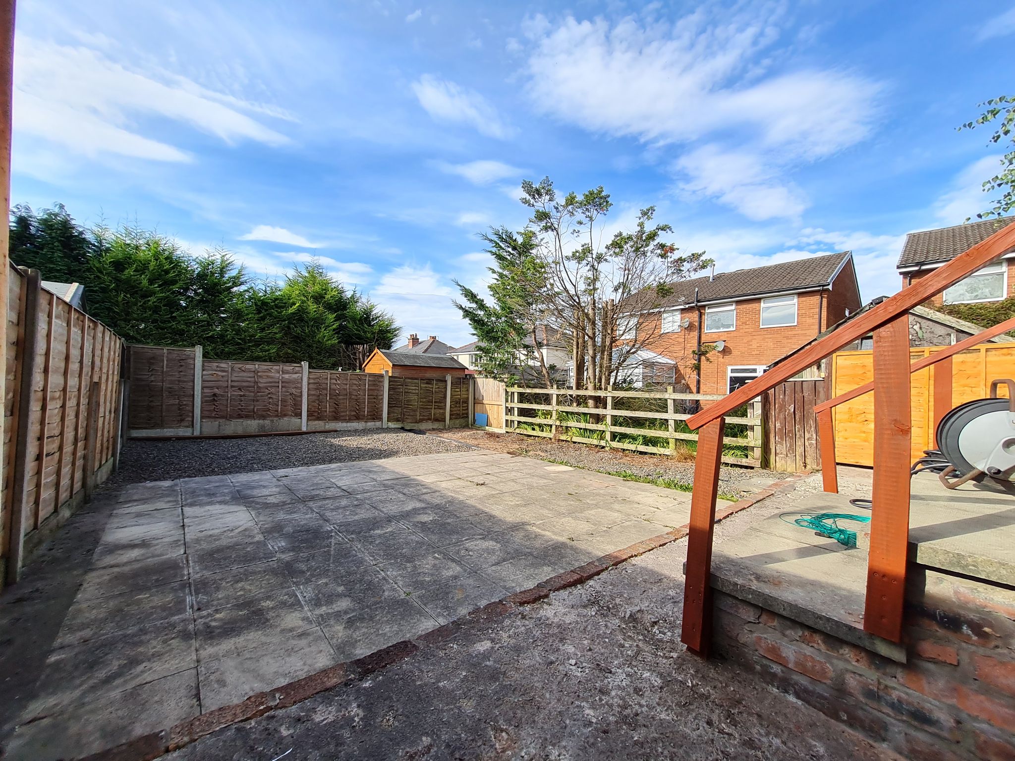 3 bedroom semi-detached house Let Agreed in Chorley - back yard