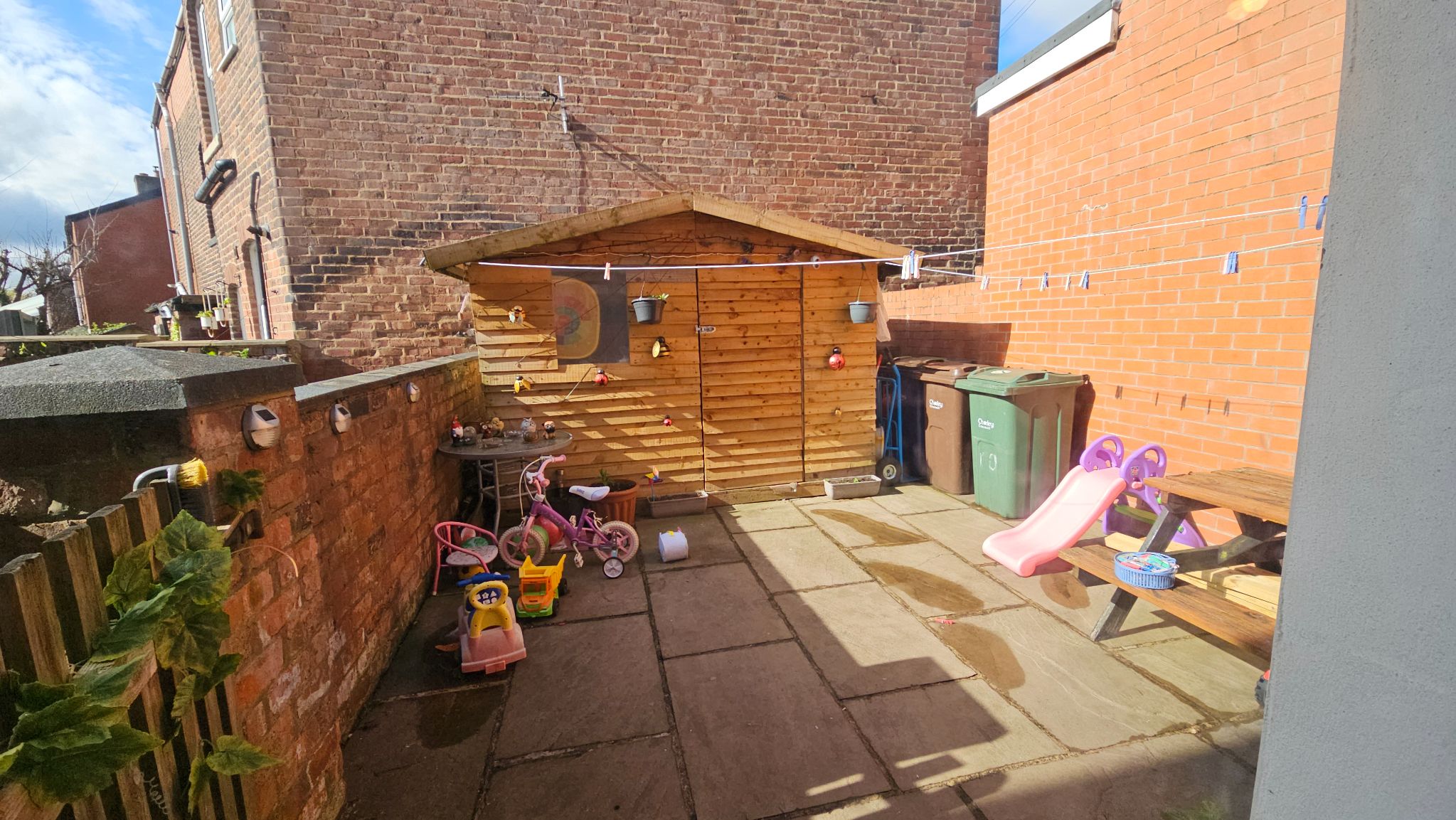 3 bedroom mid terraced house To Let in Chorley - Rear year