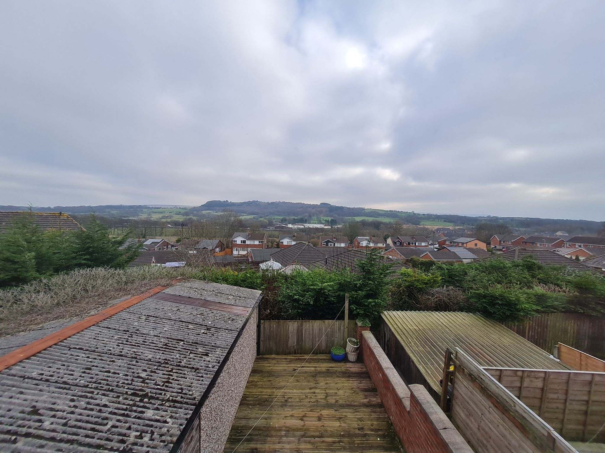 2 bedroom semi-detached house Let in Chorley - view from back
