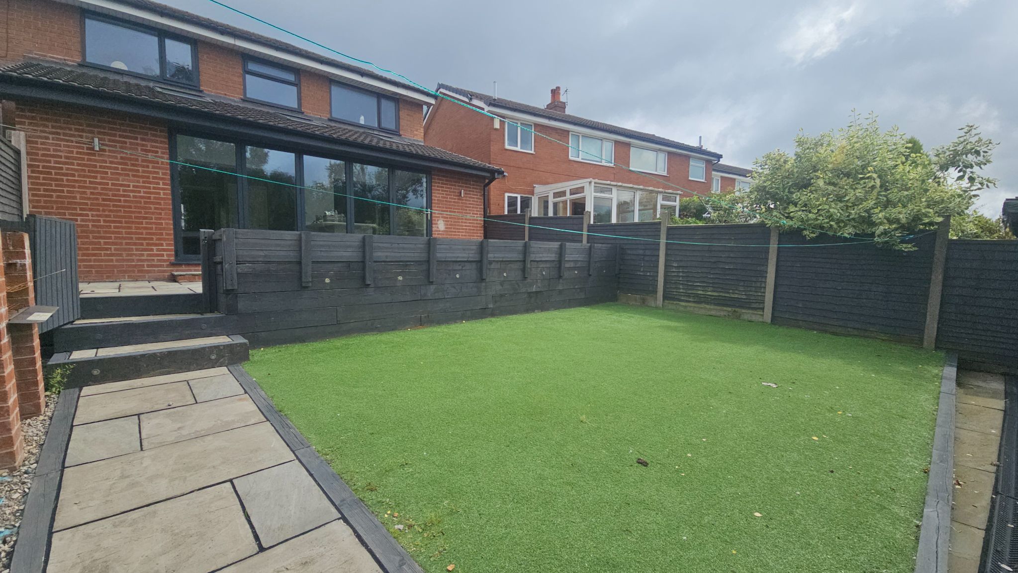 4 bedroom semi-detached house Let Agreed in Chorley - rear garden