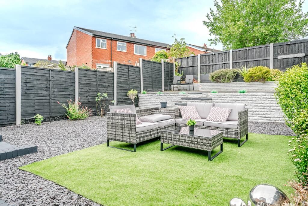 3 bedroom semi-detached house To Let in Chorley - rear garden