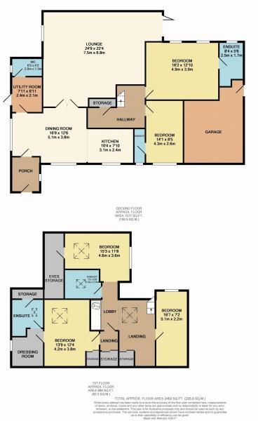 4 bedroom detached bungalow Sale Agreed in Bolton - Floorplan 1