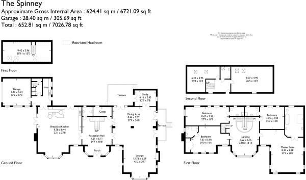 6 bedroom detached house For Sale in Bolton - Floorplan 1