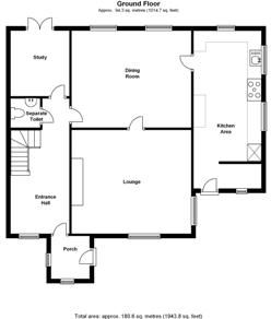 3 bedroom semi-detached house For Sale in Darwen - Floorplan 1