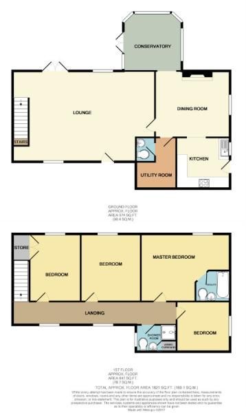 4 bedroom barn conversion house For Sale in Bolton - Floorplan 1