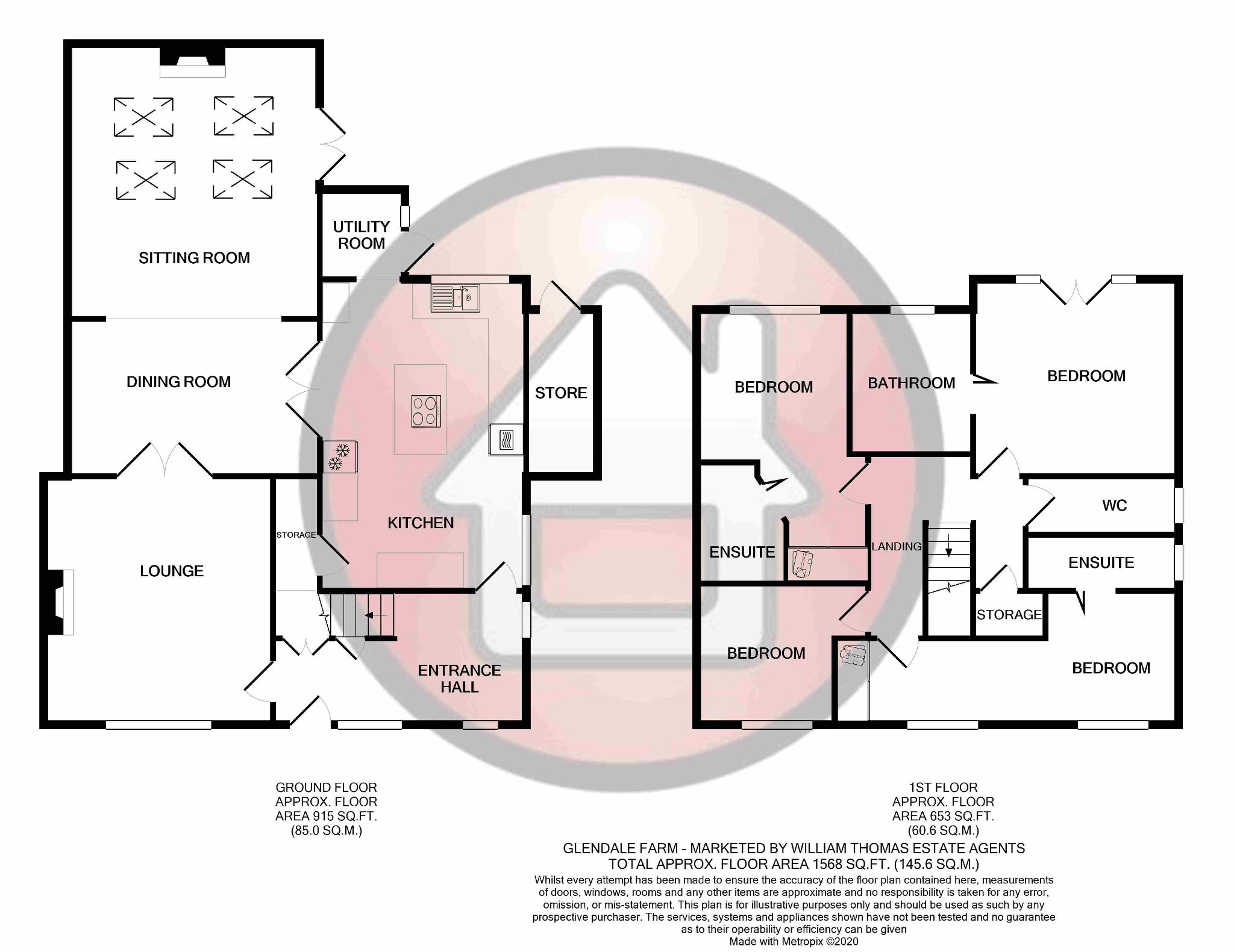 4 bedroom end terraced house SSTC in Darwen - Floorplan 1