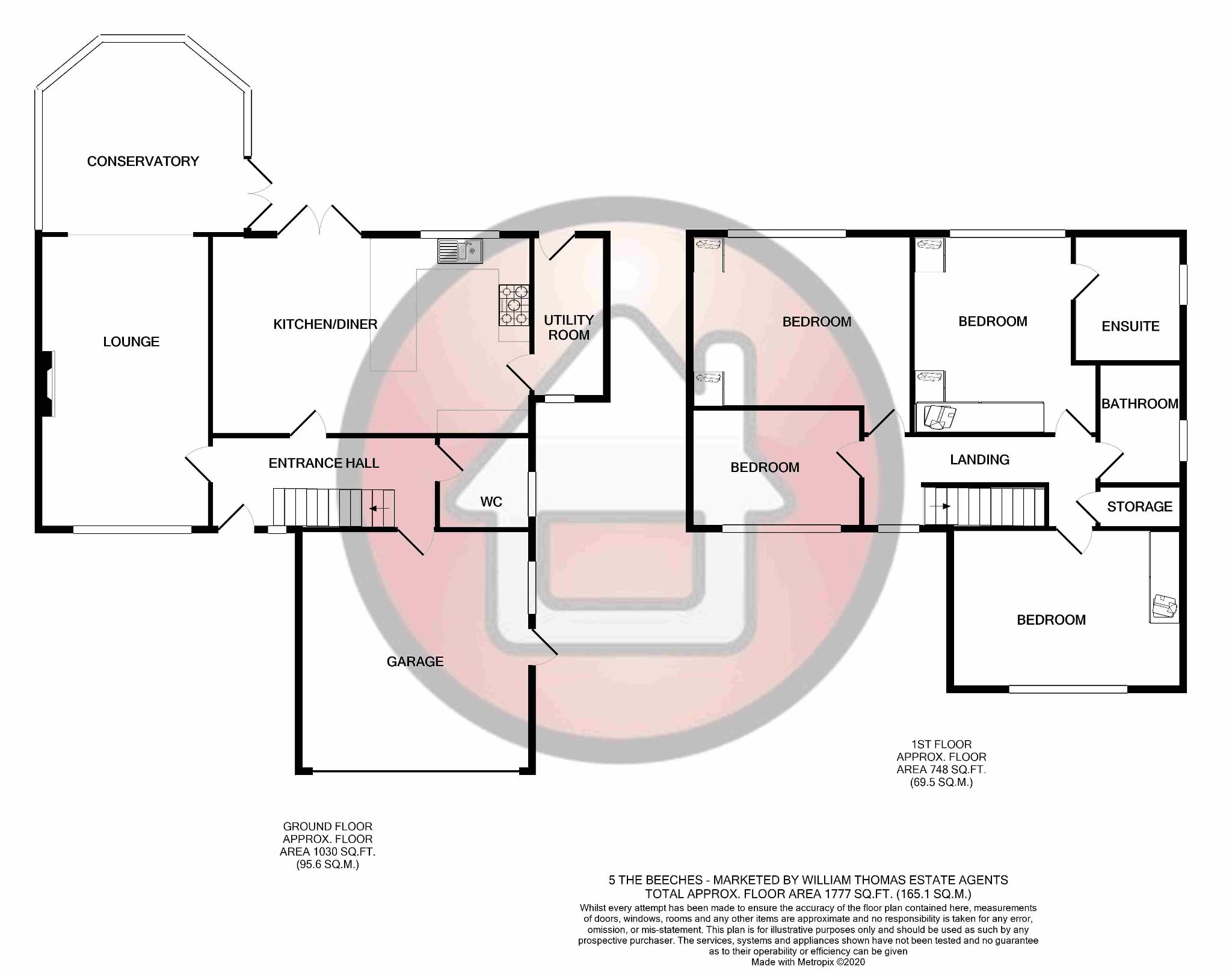 4 bedroom detached house SSTC in Bolton - Floorplan 1