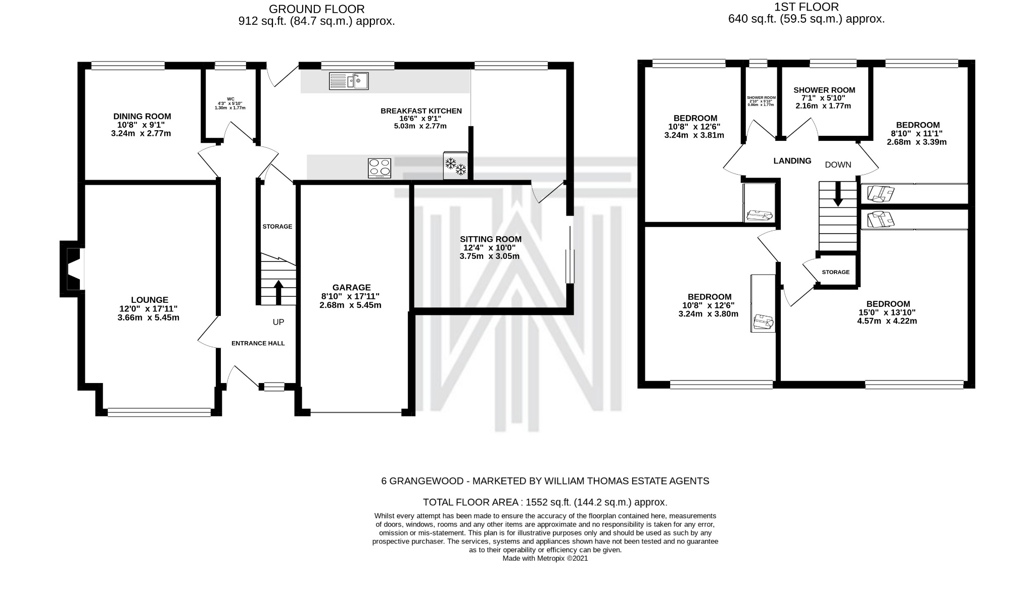 4 bedroom detached house SSTC in Bolton - Floorplan 1
