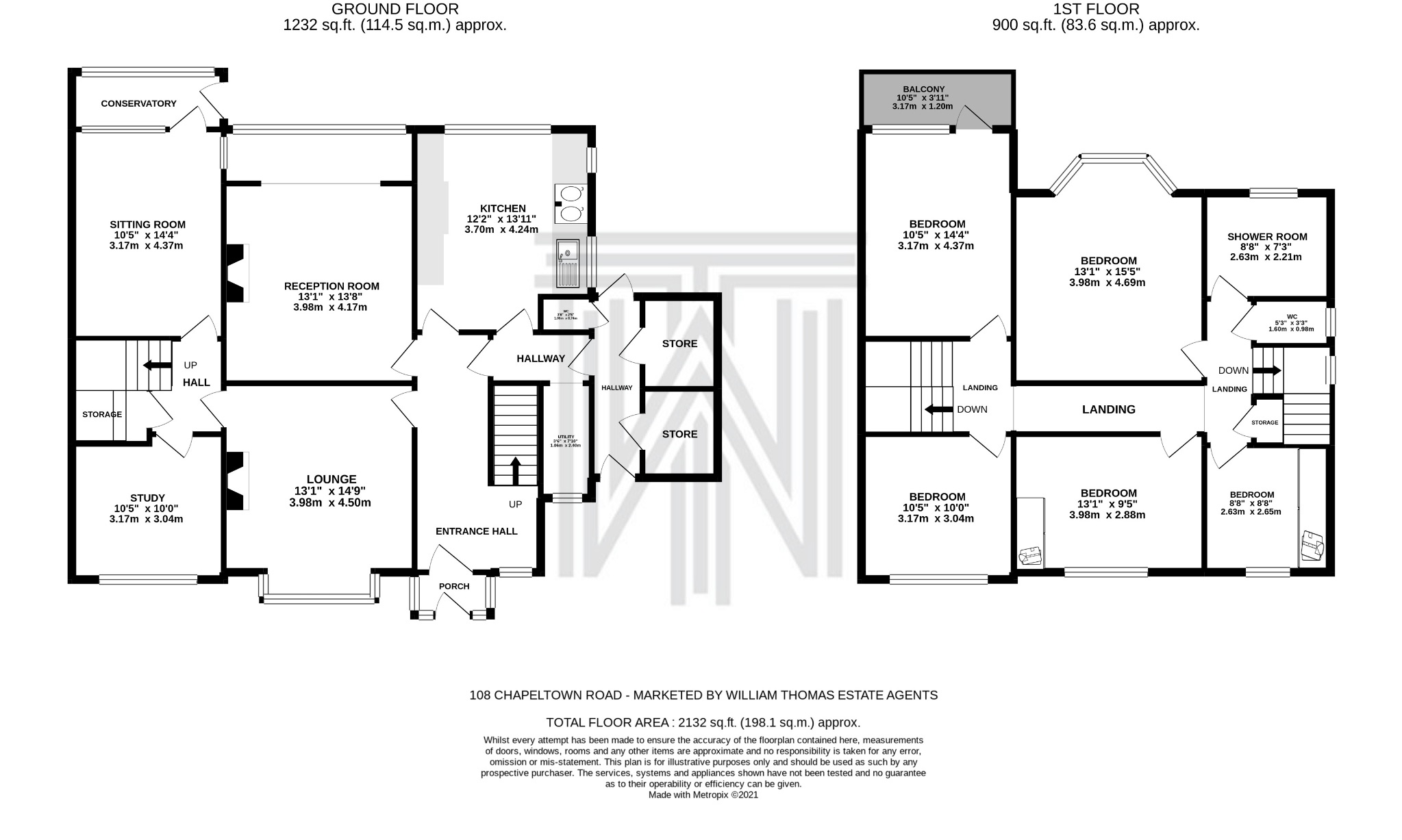 5 bedroom detached house For Sale in Bolton - Floorplan 1