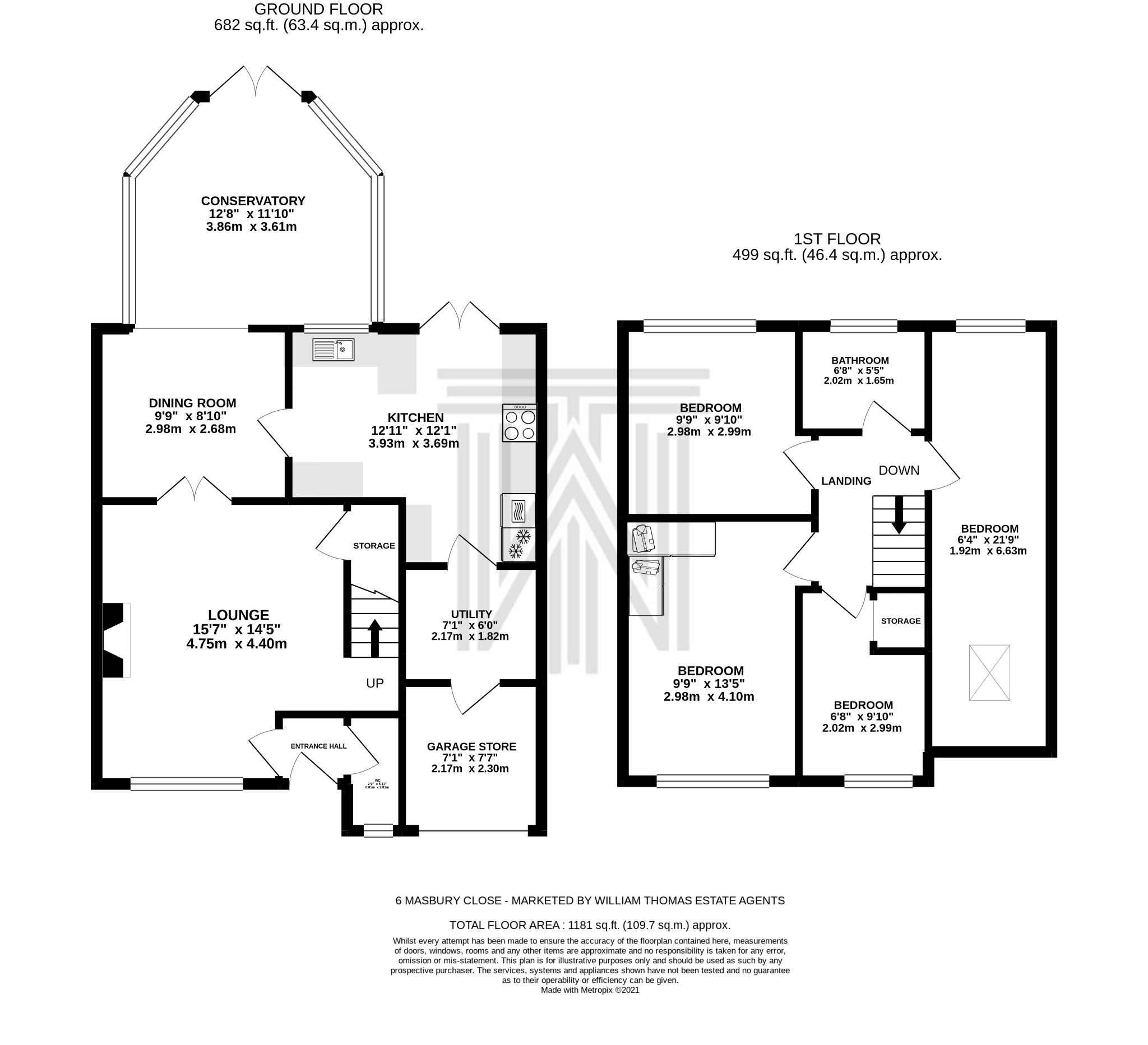 4 bedroom detached house SSTC in Bolton - Floorplan 1