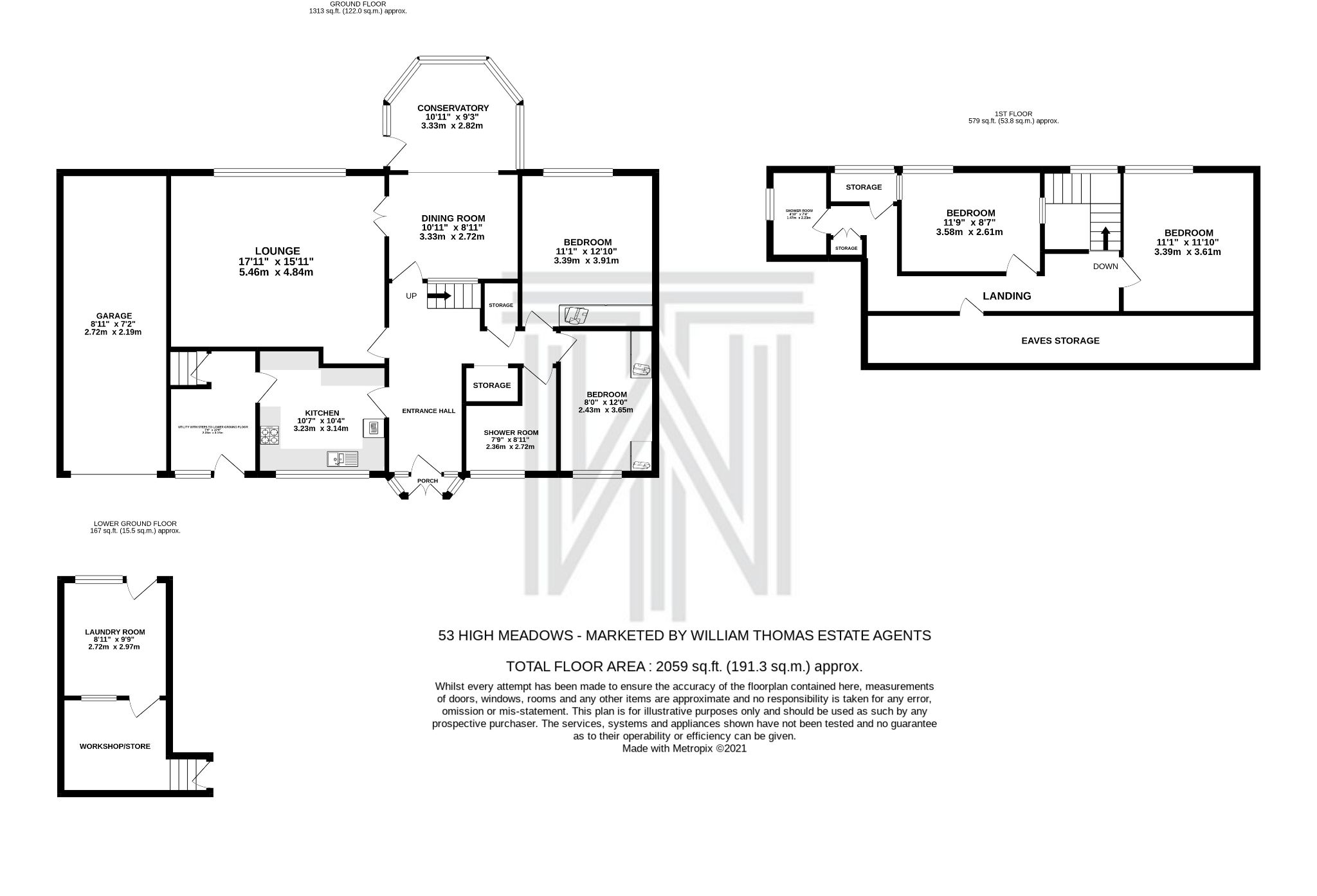 4 bedroom detached dormer house Sale Agreed in Bolton - Floorplan 1