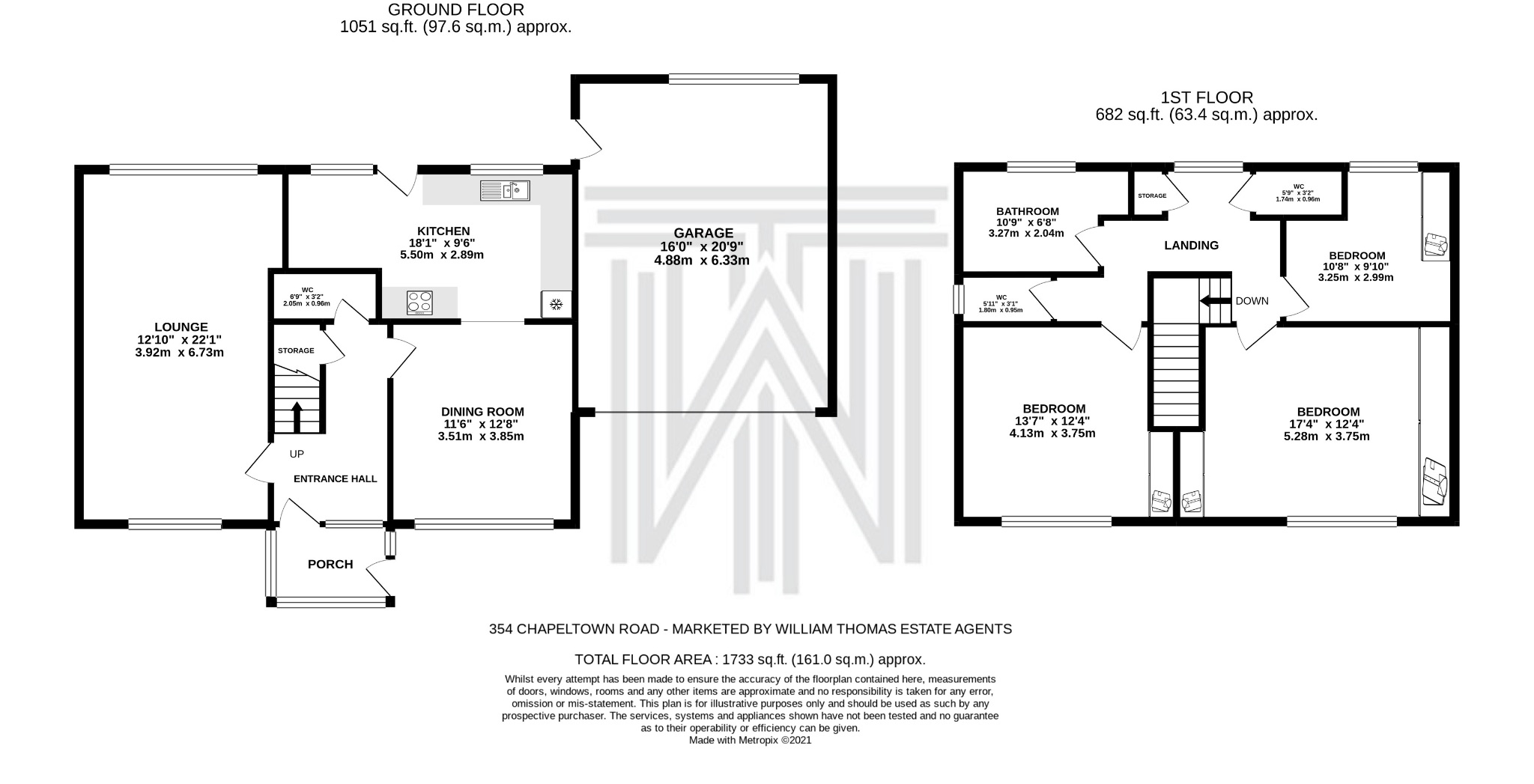 3 bedroom detached house For Sale in Bolton - Floorplan 1