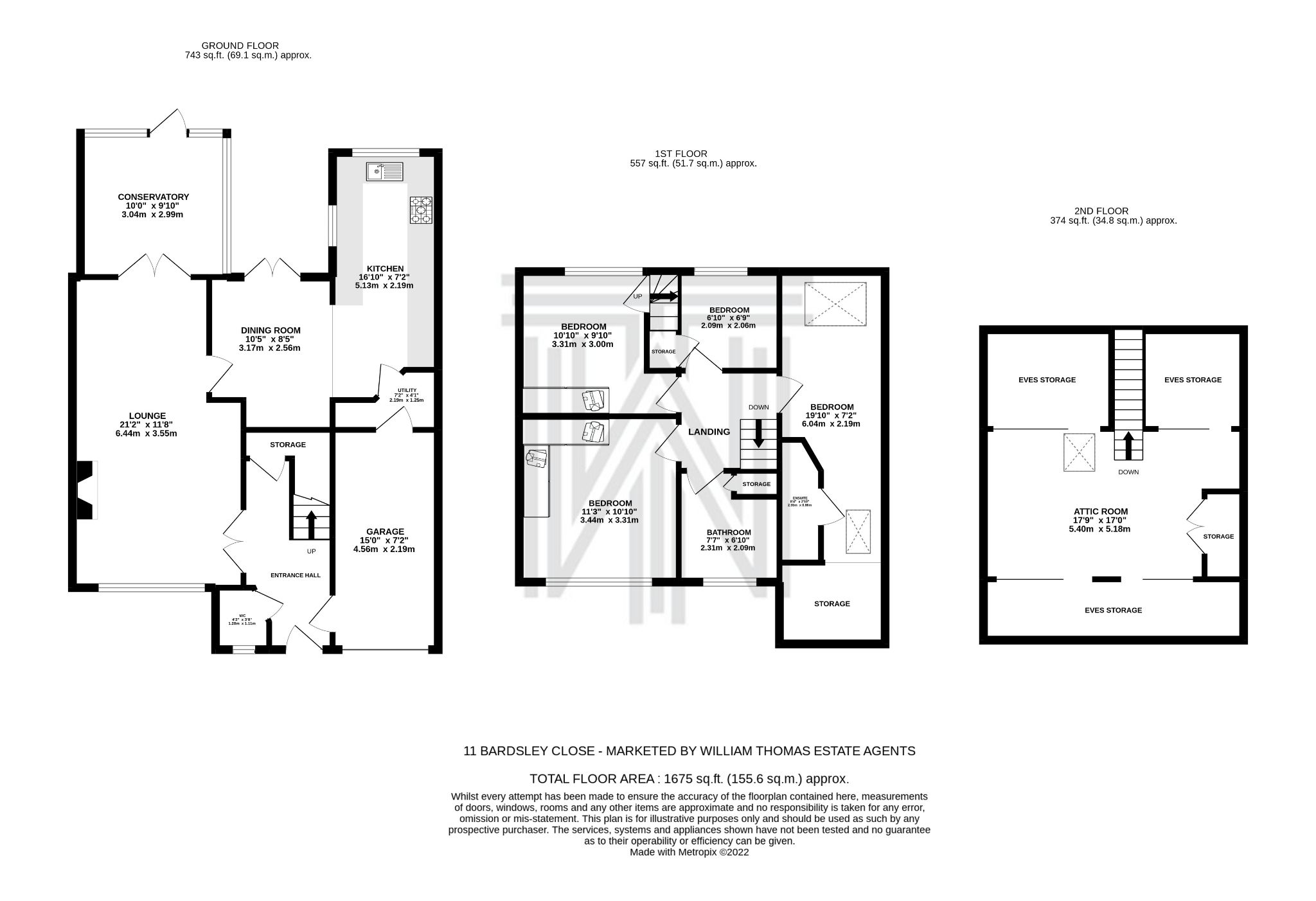 4 bedroom semi-detached house Sale Agreed in Bolton - Floorplan 1