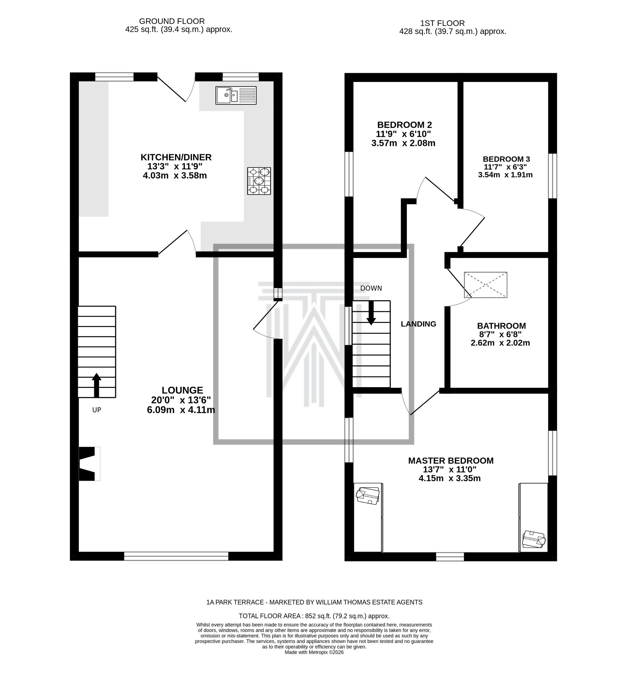 3 bedroom detached house For Sale in Bolton - Floorplan 1.