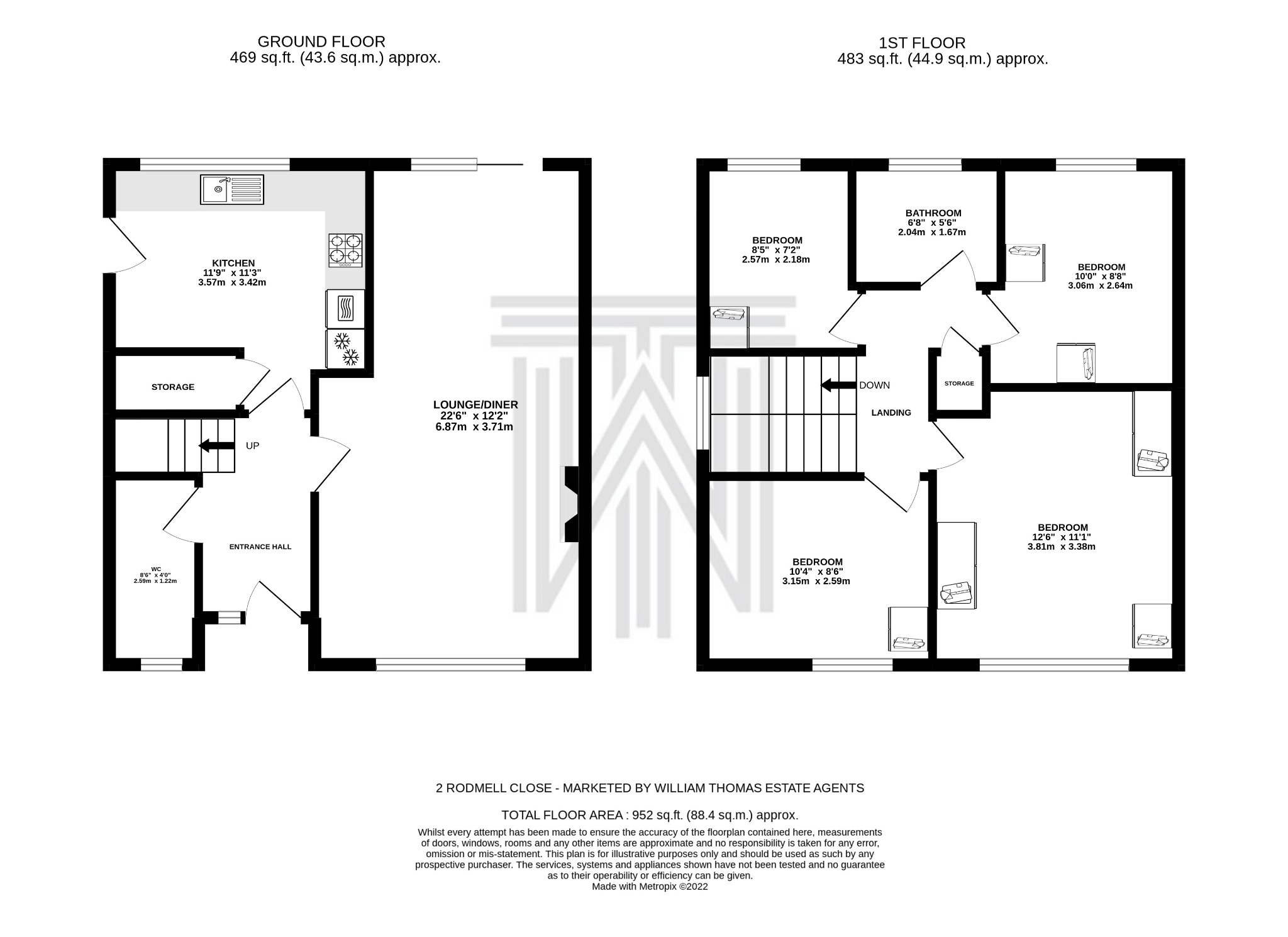 4 bedroom detached house SSTC in Bolton - Floorplan 1