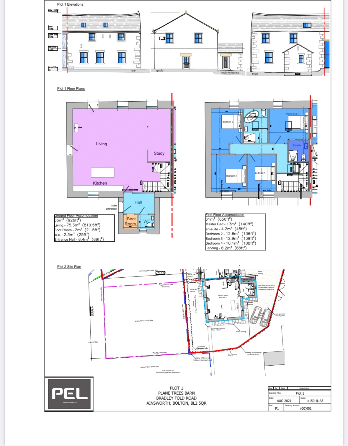 4 bedroom semi-detached house For Sale in Bolton - Floorplan 1.