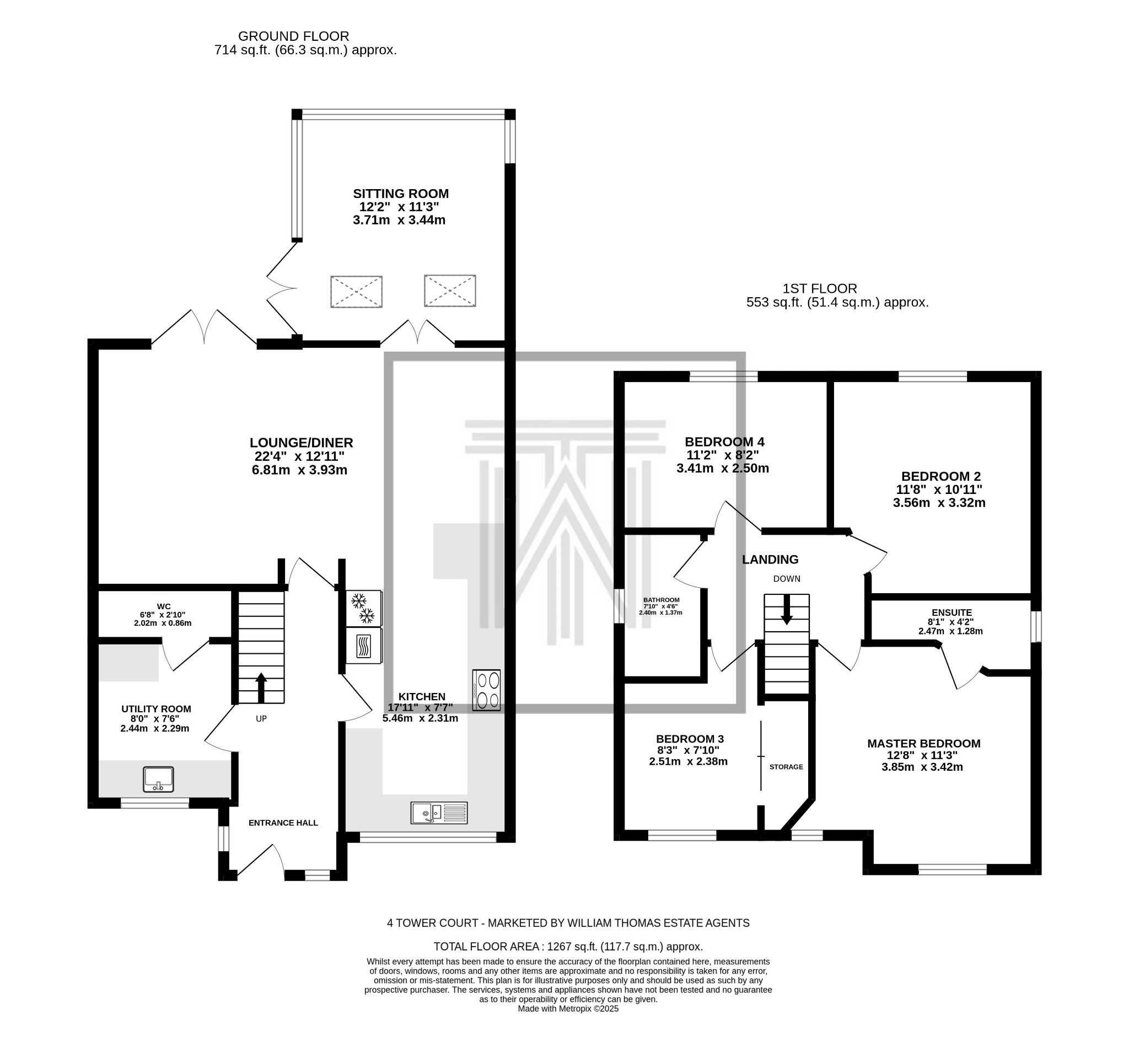 4 bedroom detached house For Sale in Bolton - Floorplan 1.