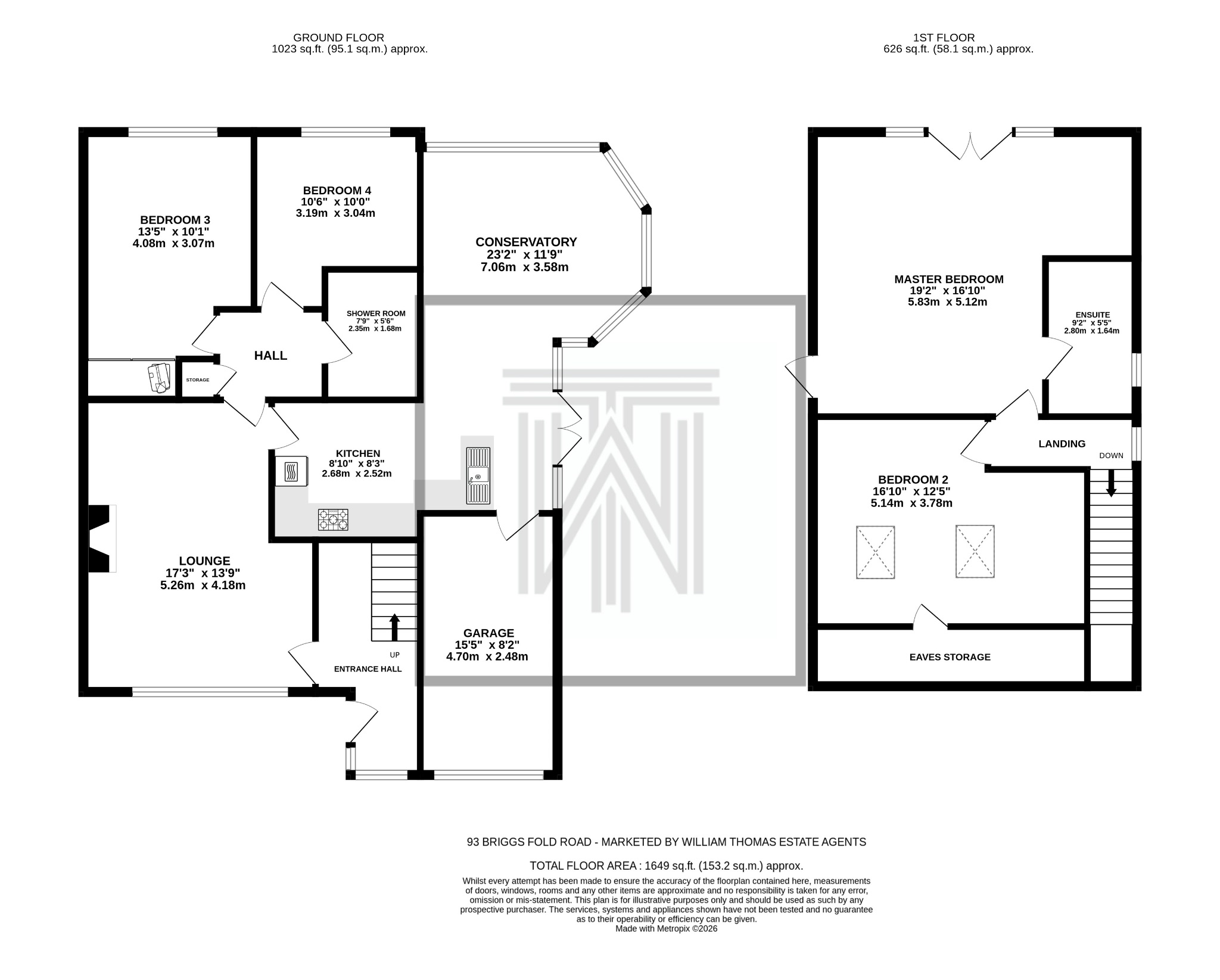 4 bedroom semi-detached dormer house For Sale in Bolton - Floorplan 1.