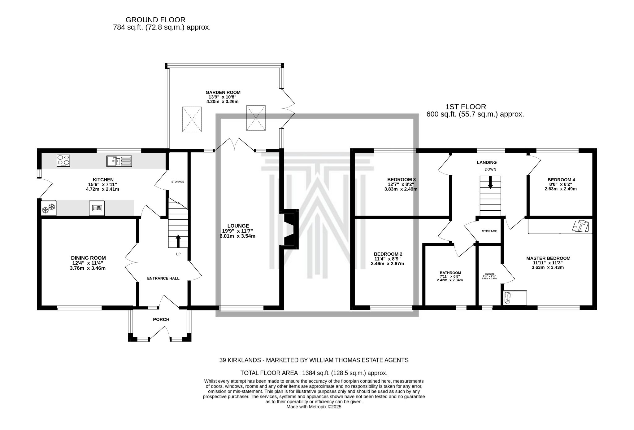 4 bedroom detached house For Sale in Bolton - Floorplan 1.