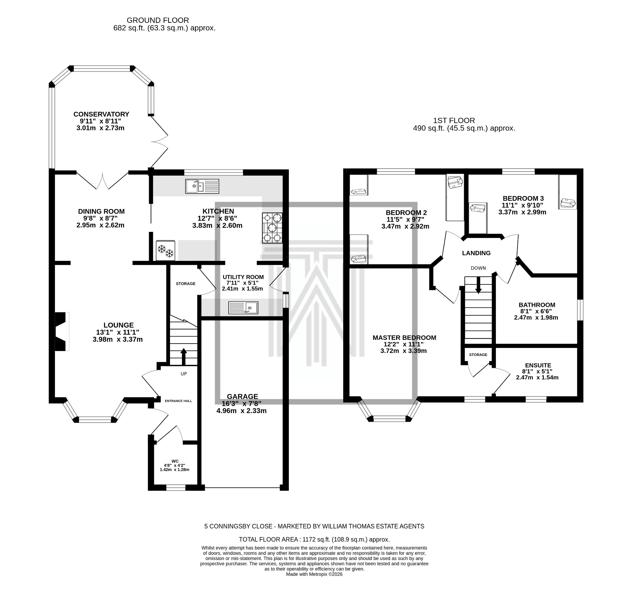 3 bedroom detached house For Sale in Bolton - Floorplan 1.