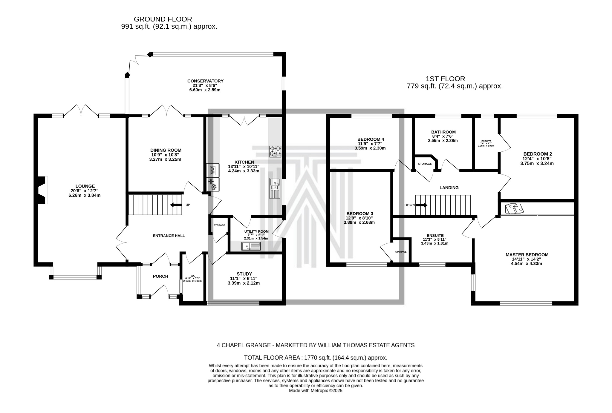 4 bedroom detached house For Sale in Bolton - Floorplan 1.