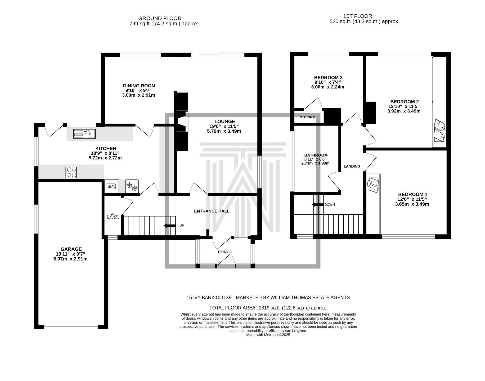 3 bedroom detached house For Sale in Bolton - Floorplan 1.