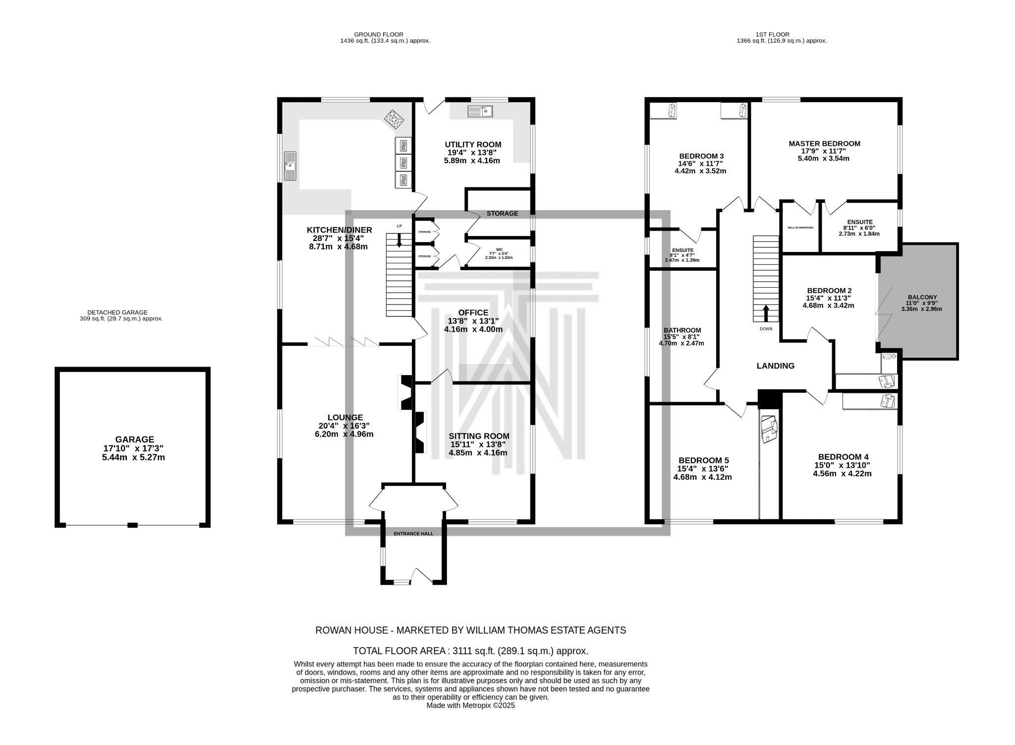 5 bedroom detached house For Sale in Bolton - Floorplan 1.