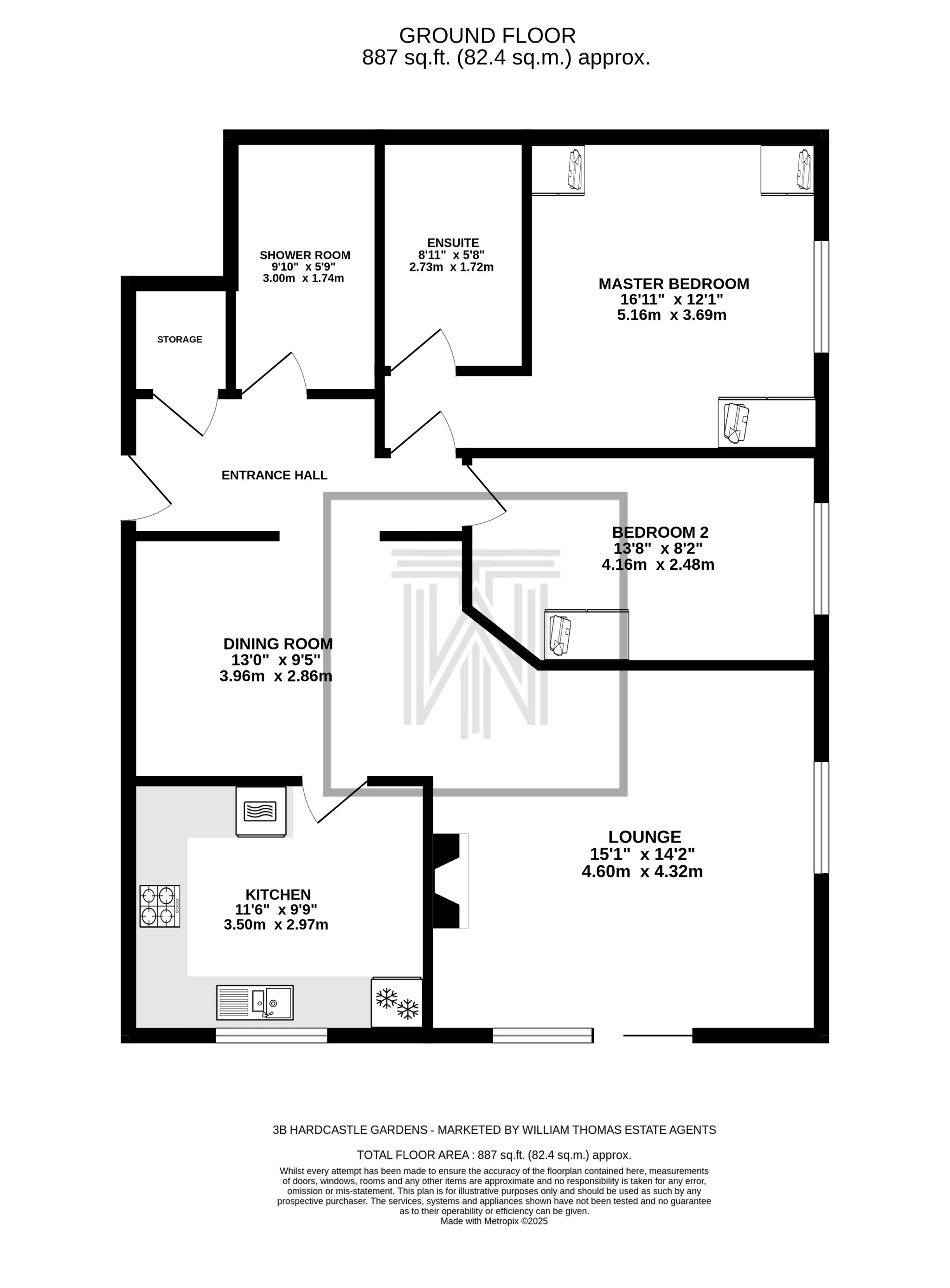 2 bedroom apartment flat/apartment For Sale in Bolton - Floorplan 1.