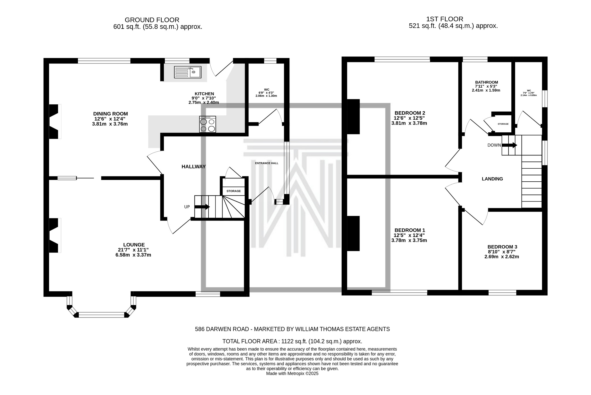 3 bedroom semi-detached house For Sale in Bolton - Floorplan 1.