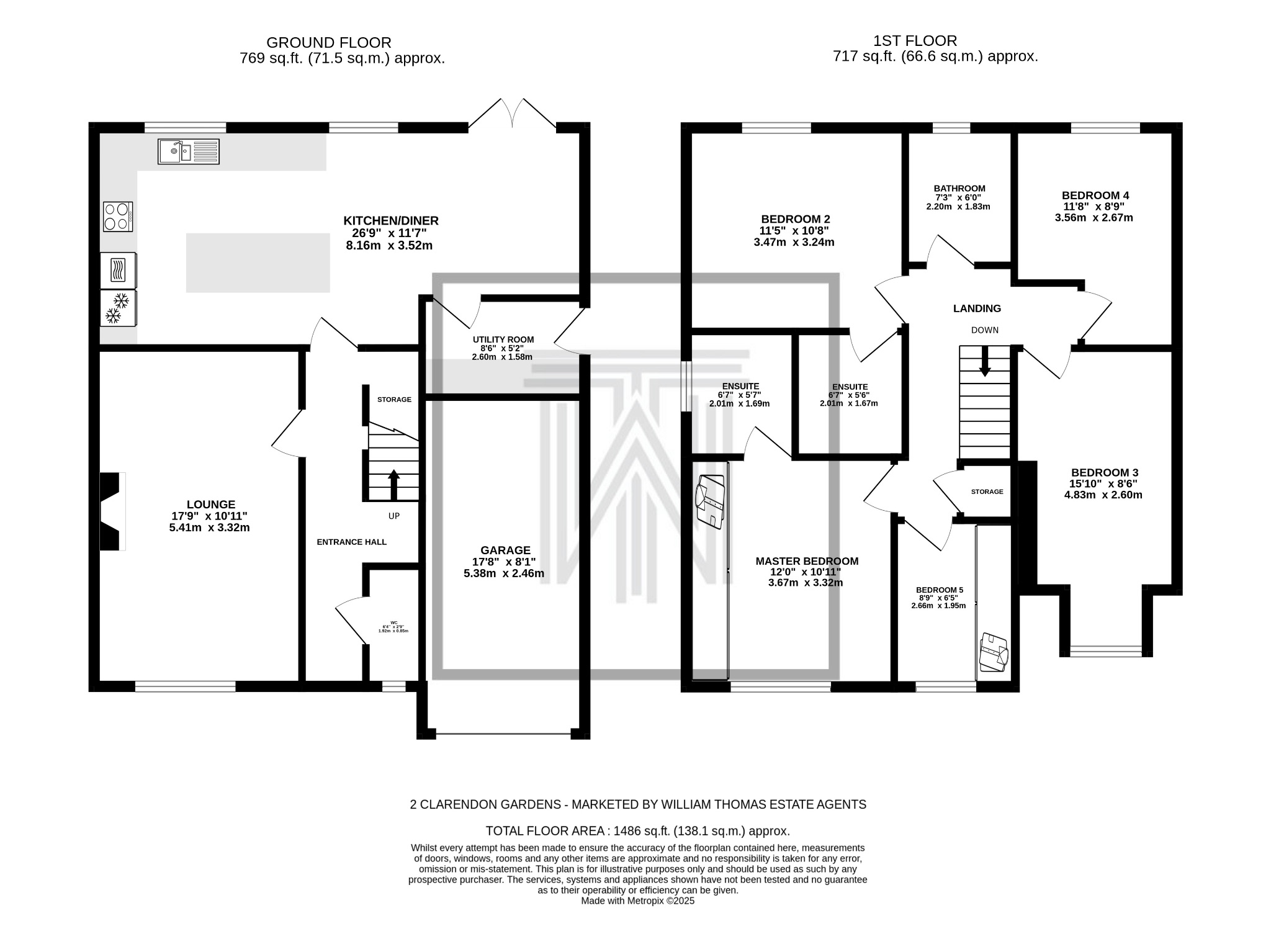 5 bedroom detached house For Sale in Bolton - Floorplan 1.