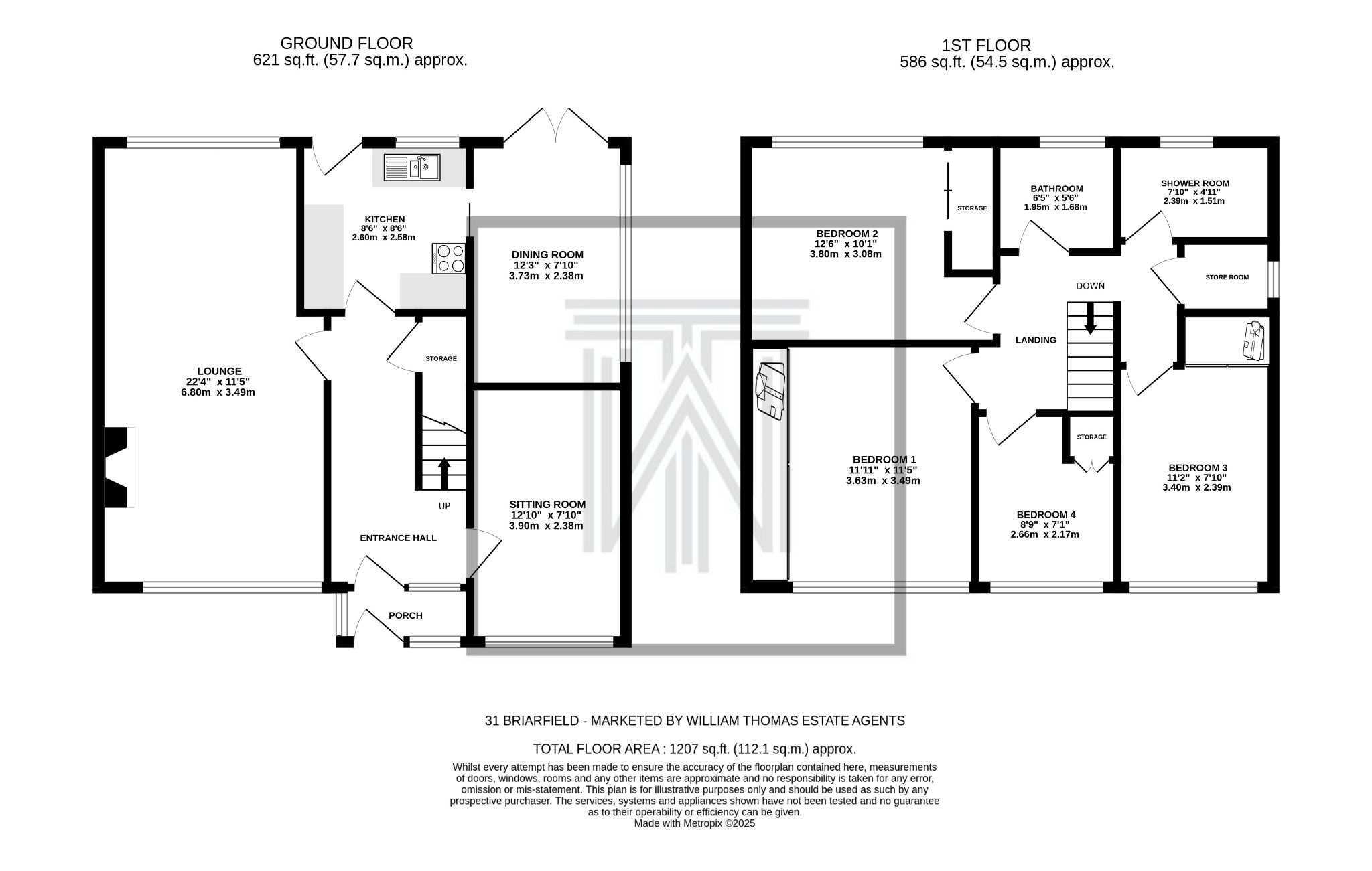 4 bedroom semi-detached house For Sale in Bolton - Floorplan 1.