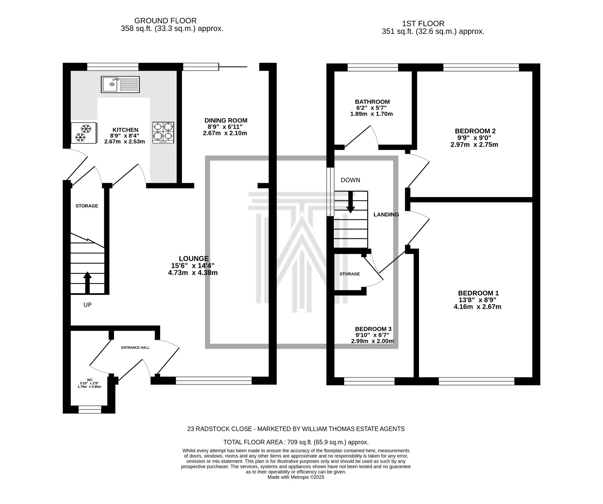 3 bedroom detached house For Sale in Bolton - Floorplan 1.