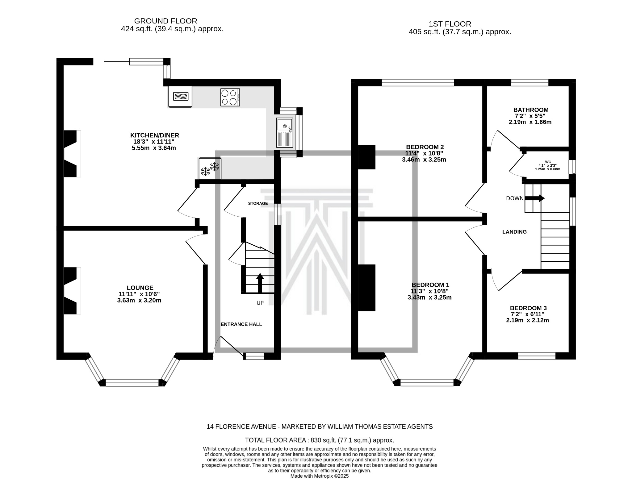 3 bedroom semi-detached house For Sale in Bolton - Floorplan 1.