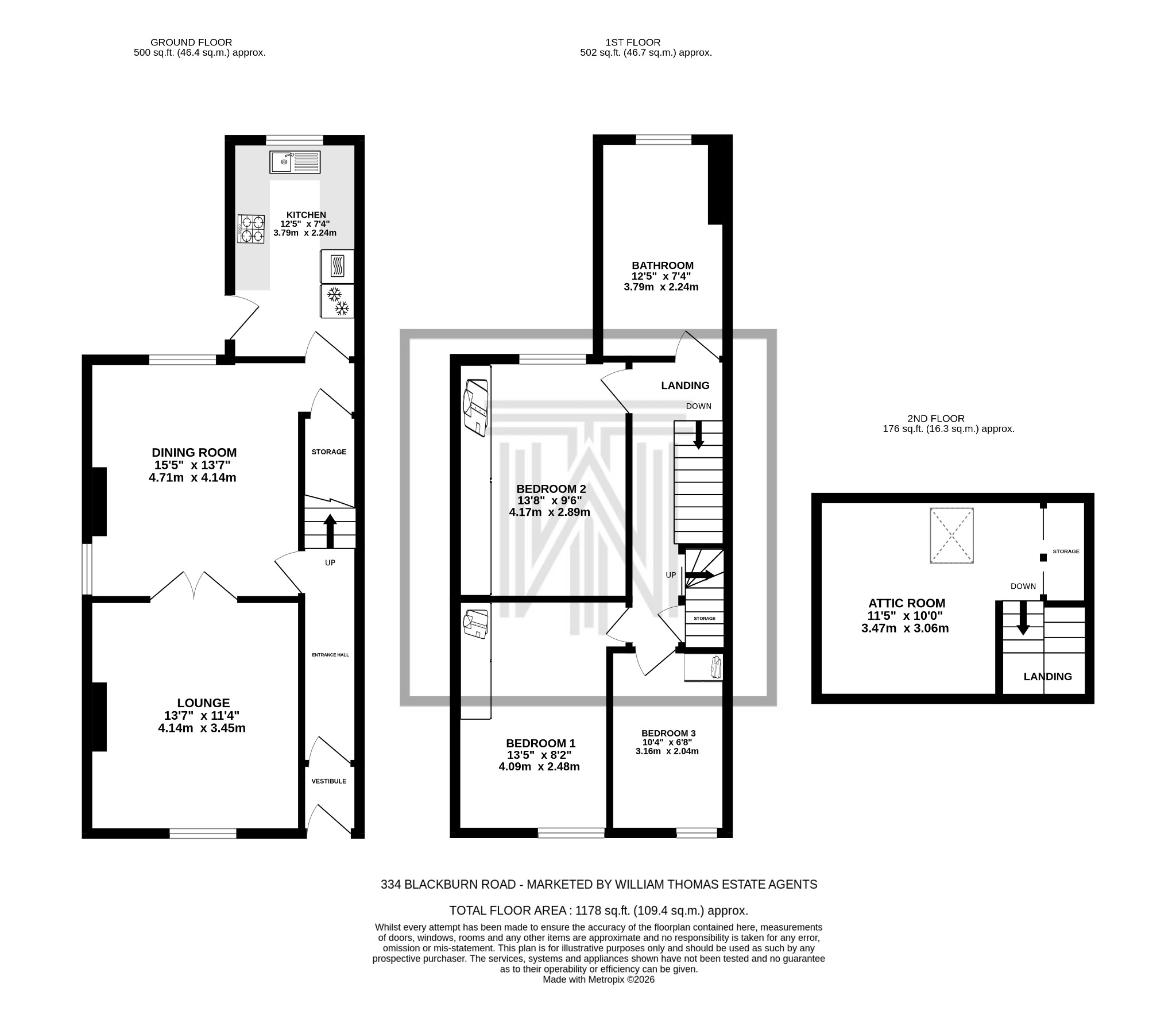 3 bedroom end terraced house For Sale in Bolton - Floorplan 1.