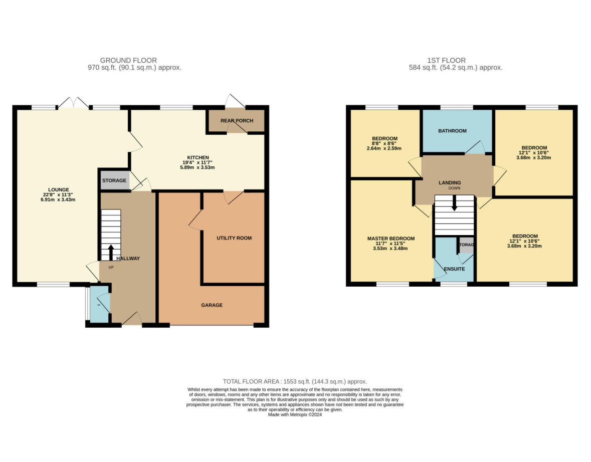 4 bedroom detached house For Sale in Bolton - Floorplan 1.