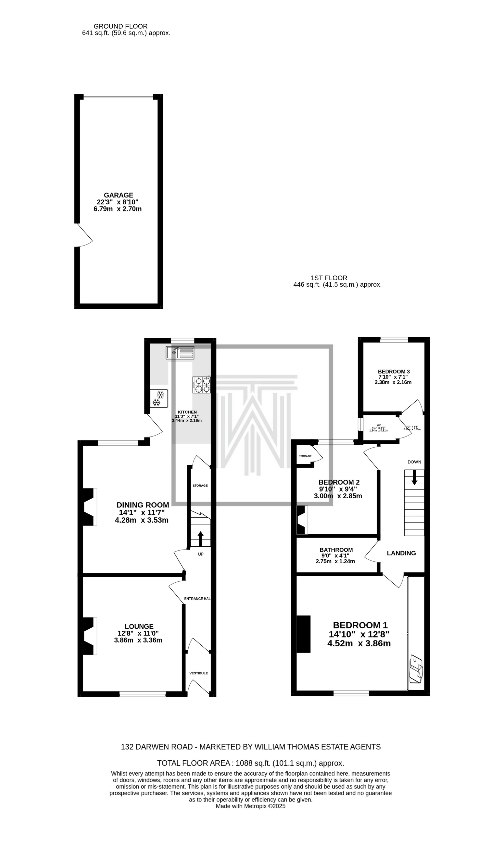 3 bedroom mid terraced house For Sale in Bolton - Floorplan 1.