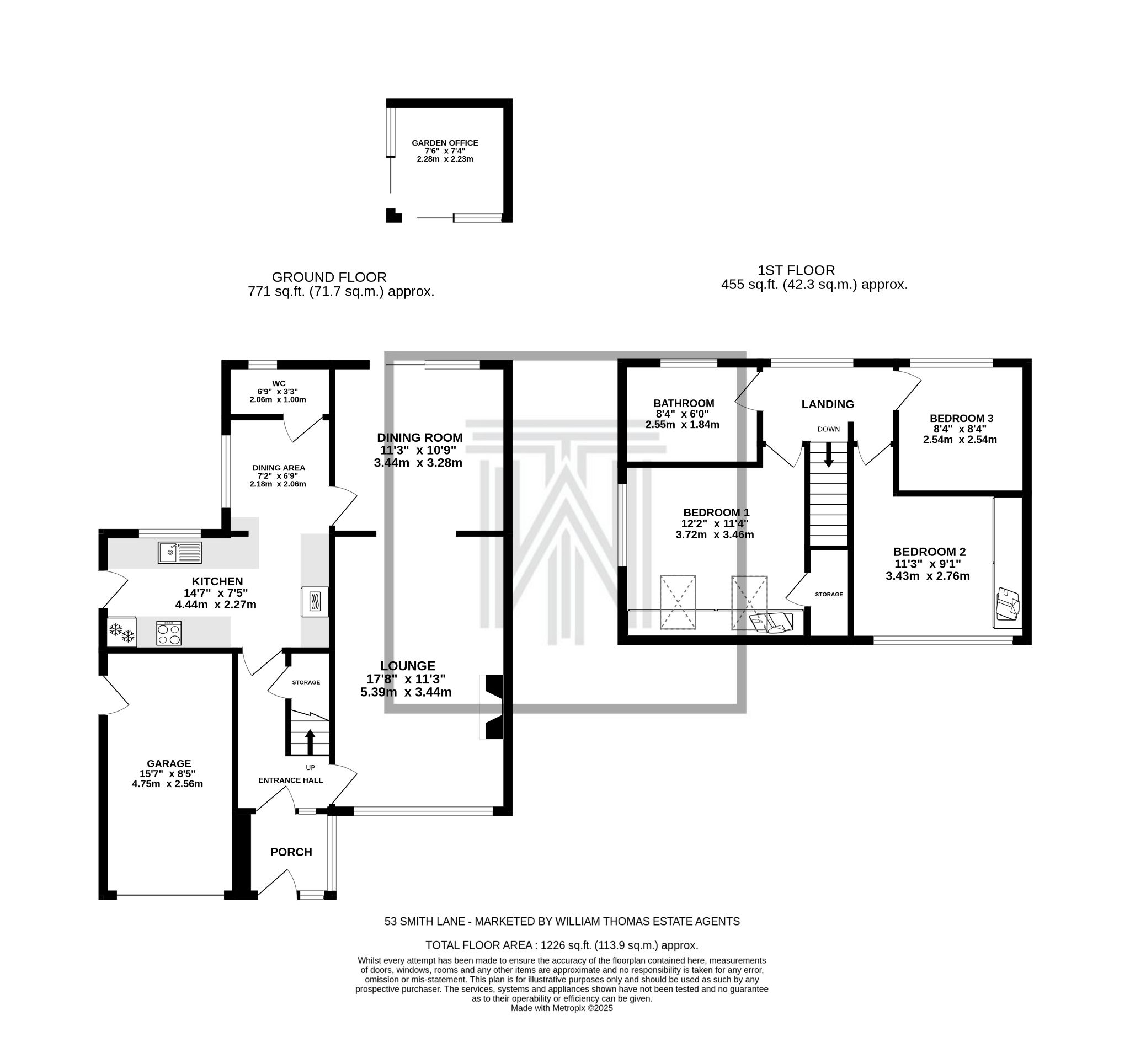 3 bedroom semi-detached house For Sale in Bolton - Floorplan 1.