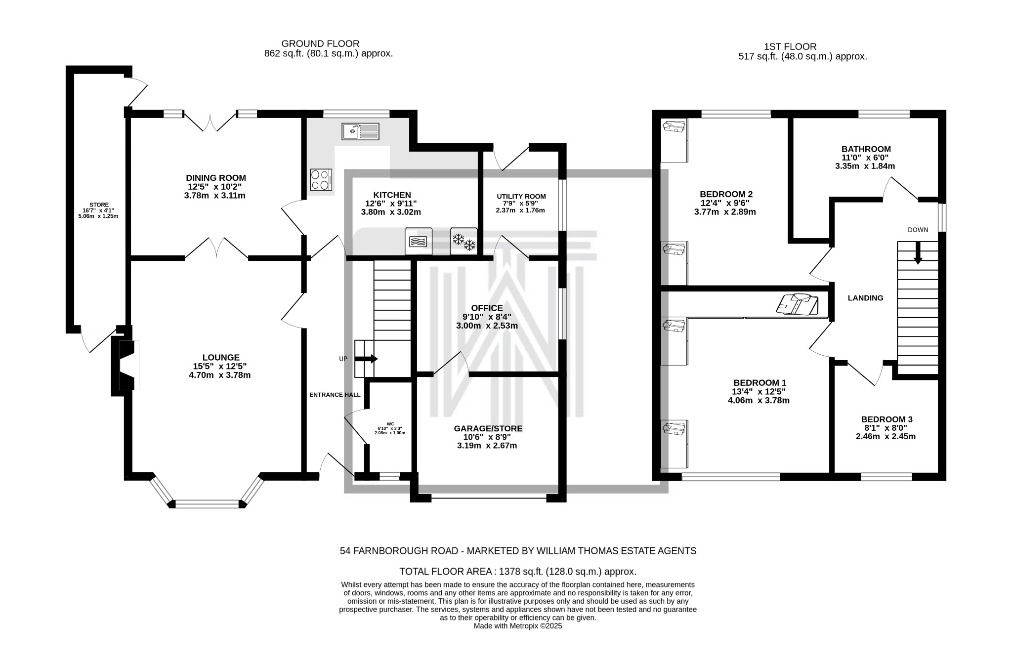 3 bedroom detached house For Sale in Bolton - Floorplan 1.