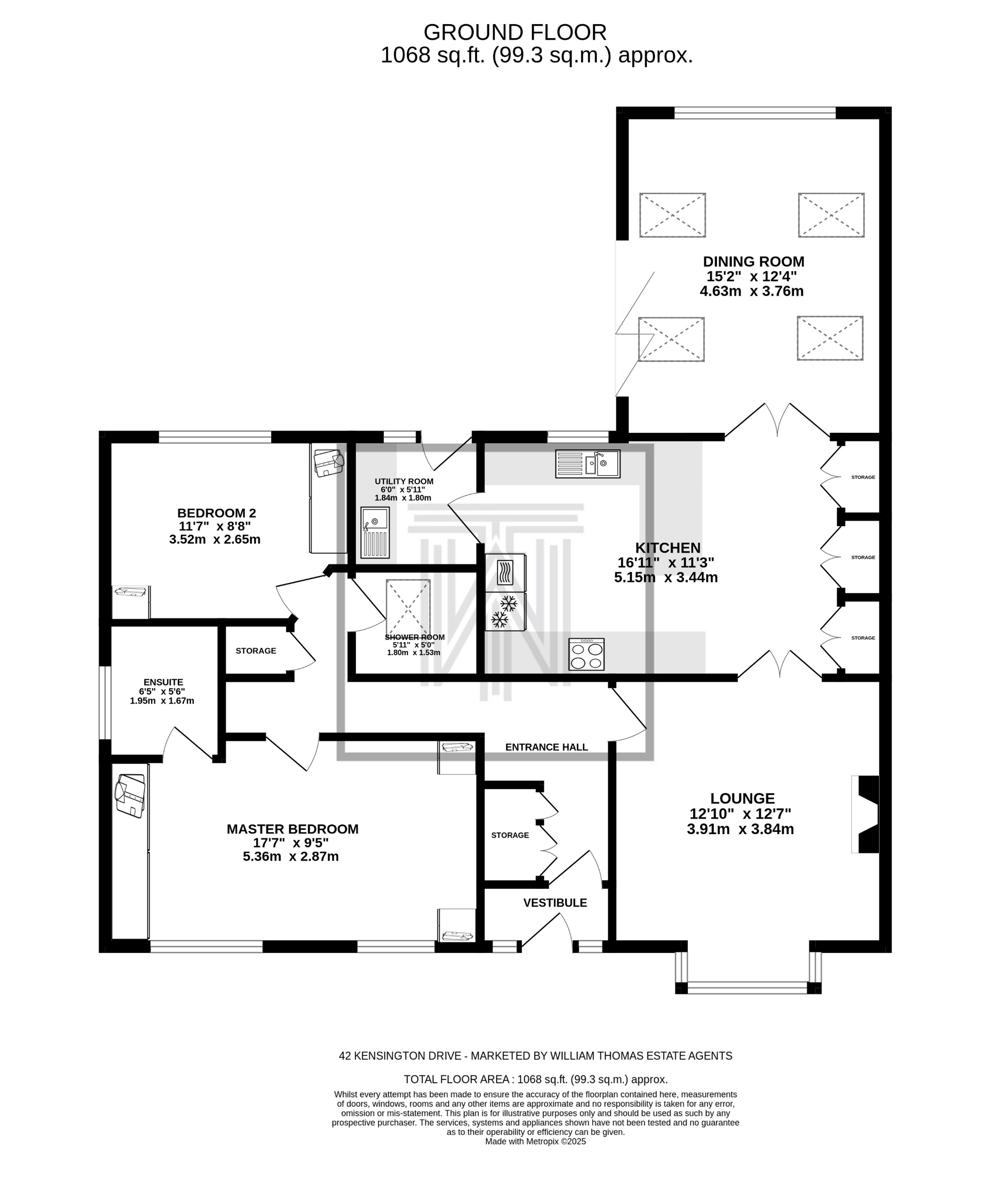 2 bedroom detached bungalow For Sale in Bolton - Floorplan 1.