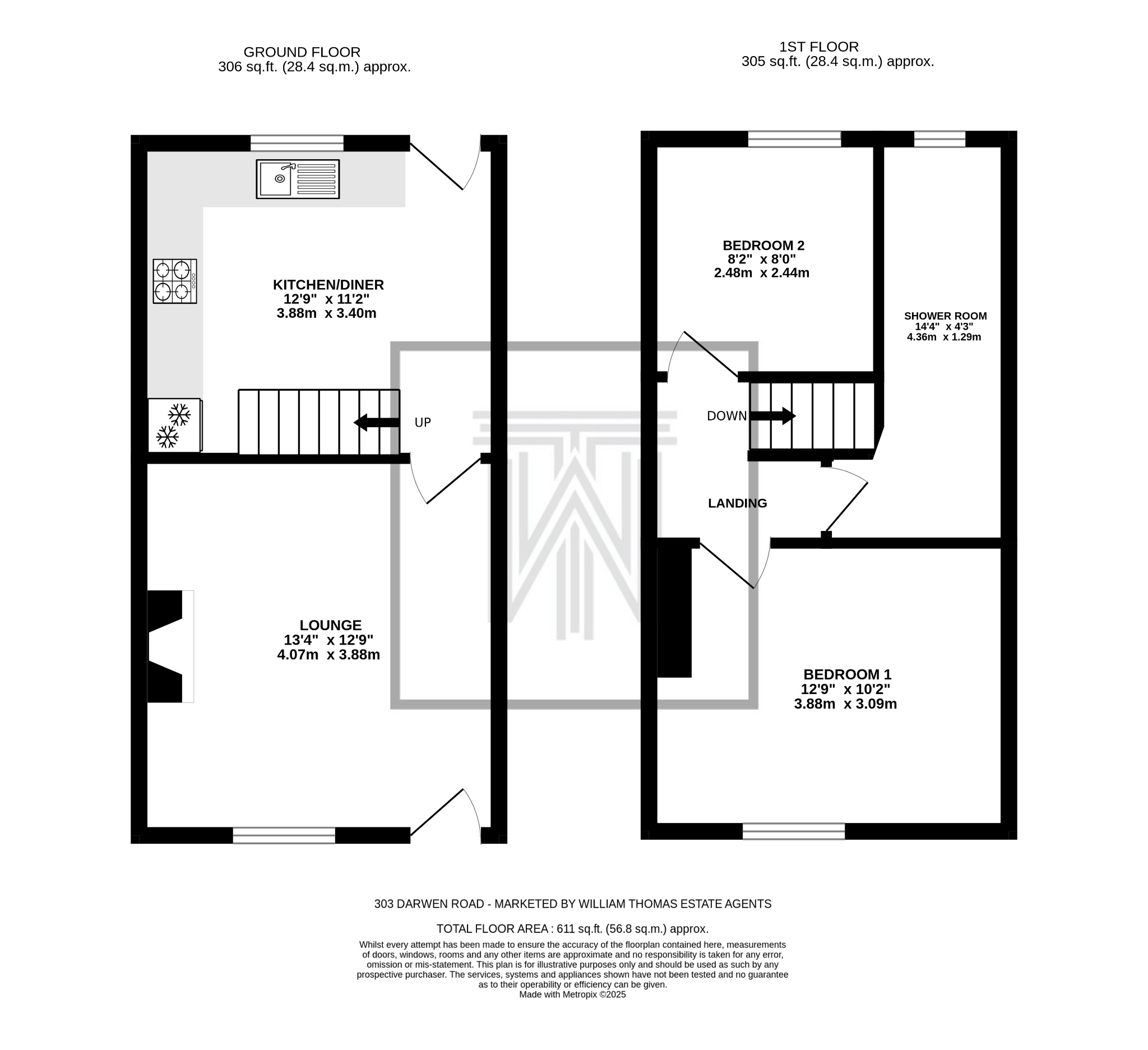 2 bedroom mid terraced house For Sale in Bolton - Floorplan 1.