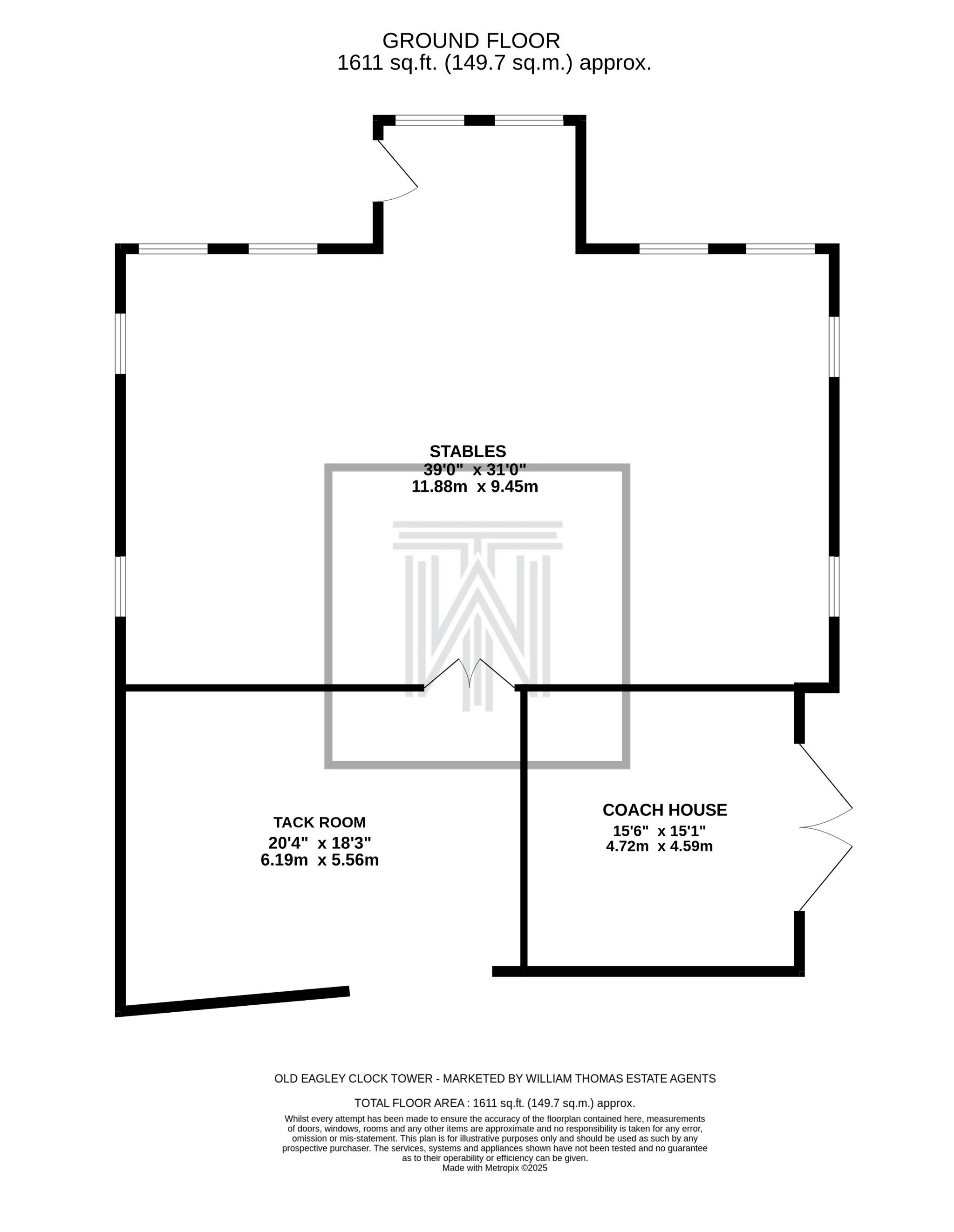 3 bedroom detached house For Sale in Bolton - Floorplan 1.