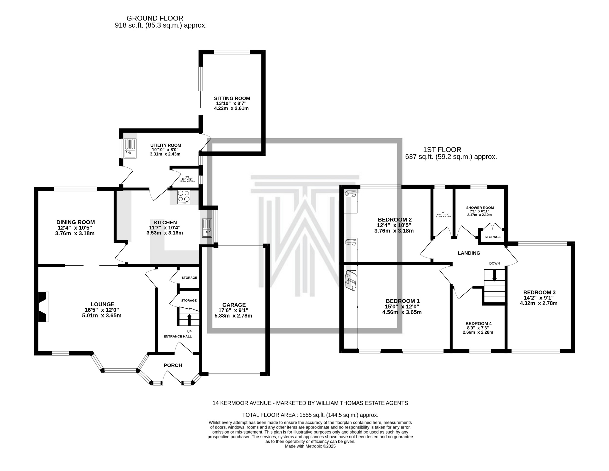 4 bedroom detached house For Sale in Bolton - Floorplan 1.