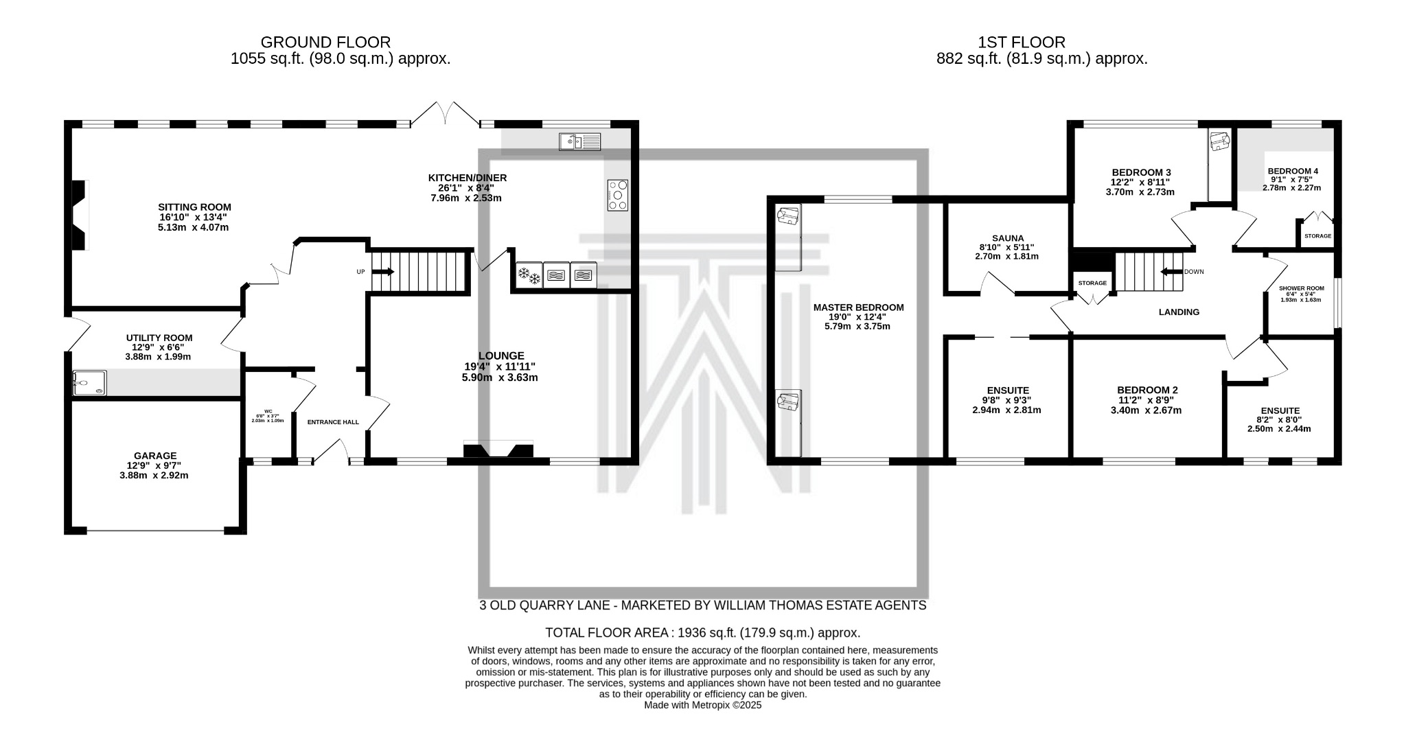 4 bedroom detached house For Sale in Bolton - Floorplan 1.