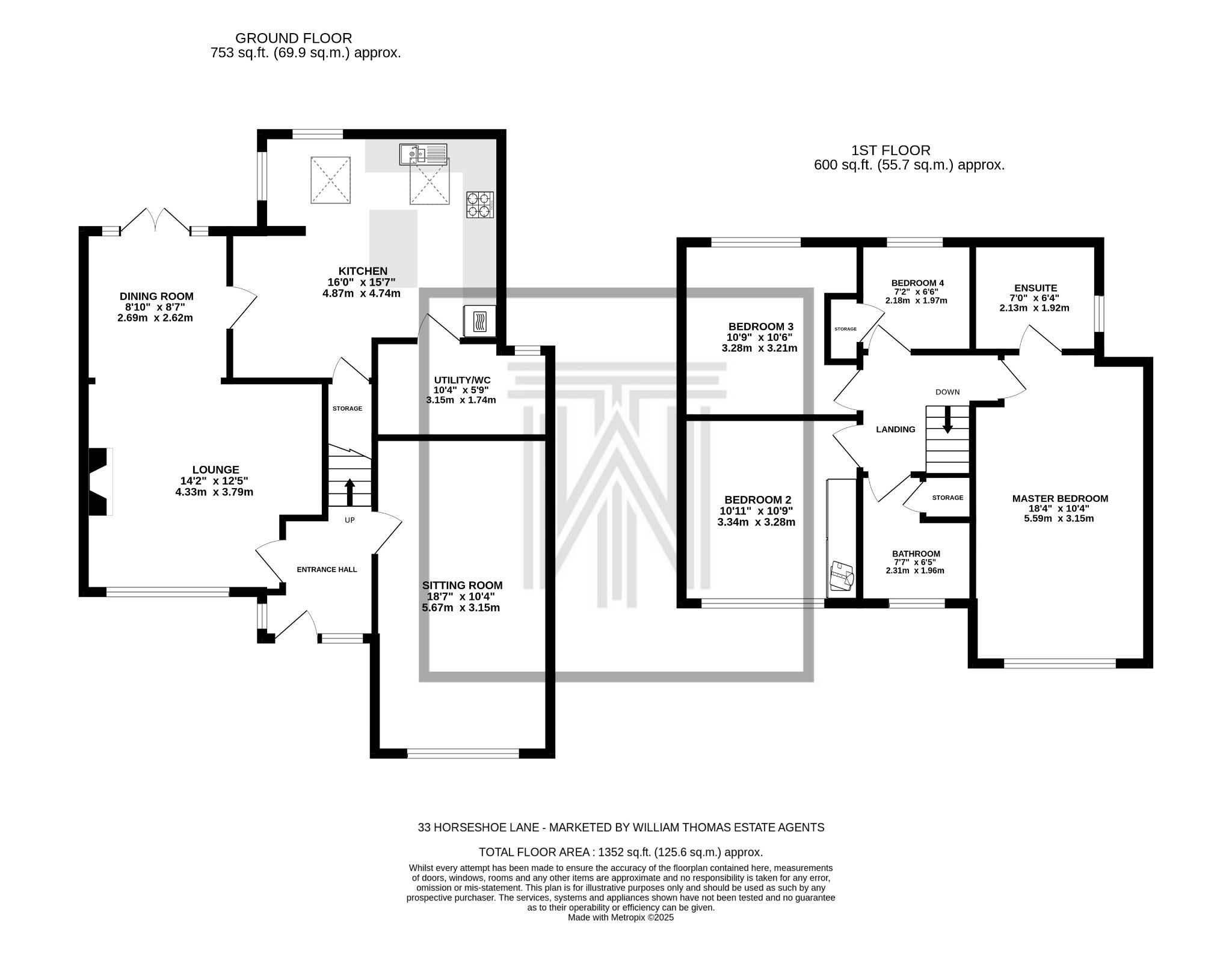 4 bedroom detached house For Sale in Bolton - Floorplan 1.