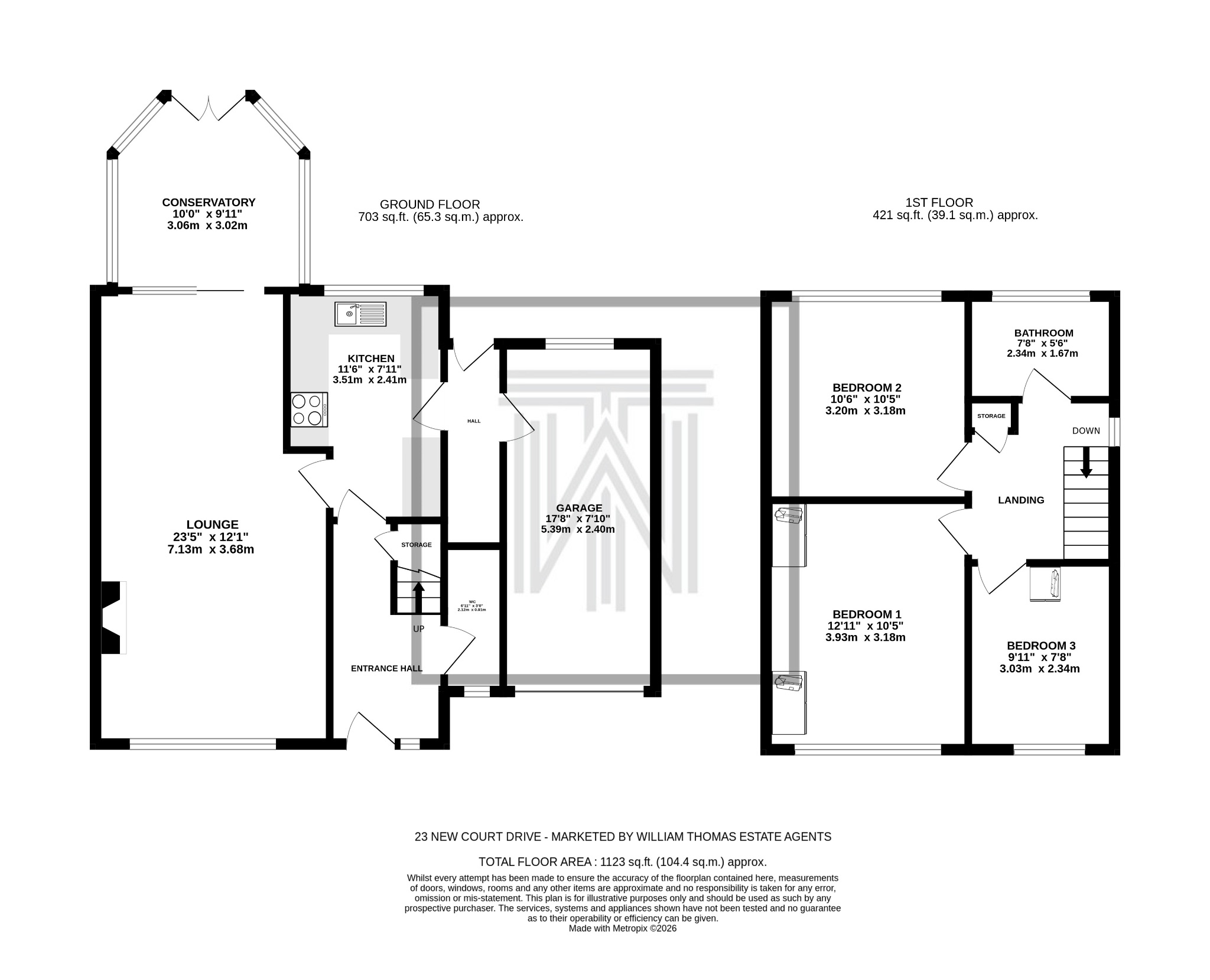 3 bedroom detached house For Sale in Bolton - Floorplan 1.